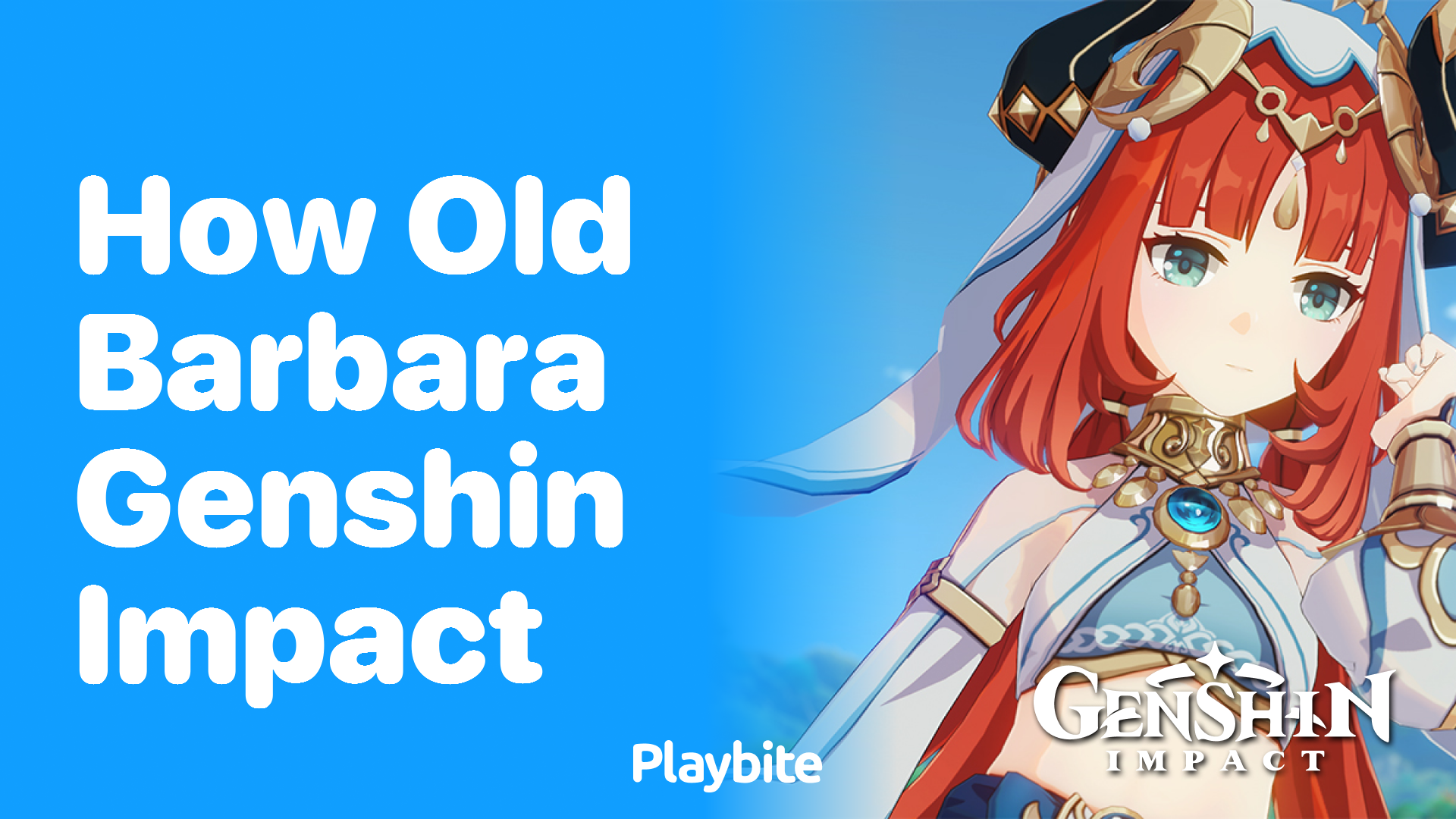 How Old Is Barbara in Genshin Impact?