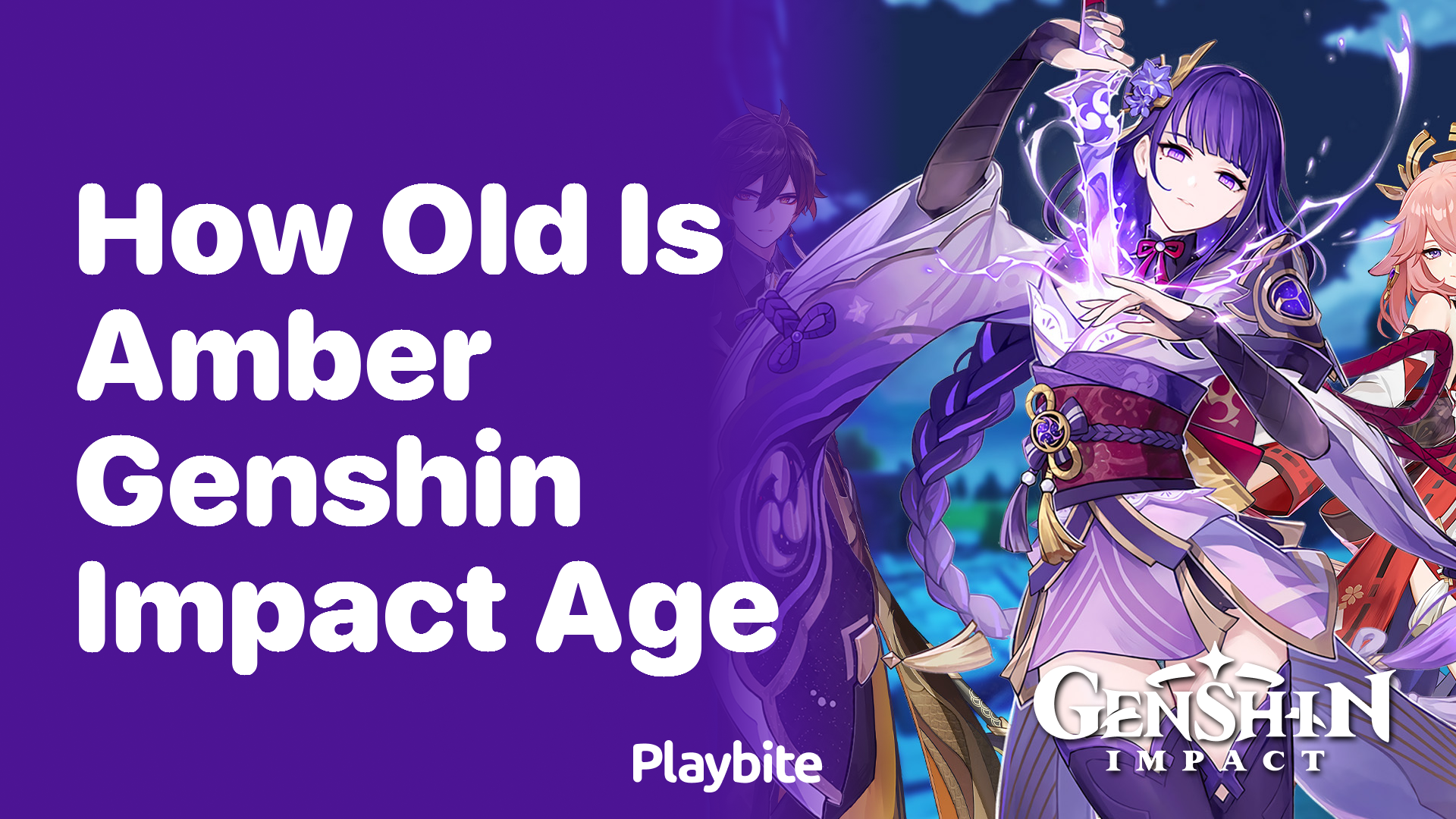 How Old Is Amber in Genshin Impact?