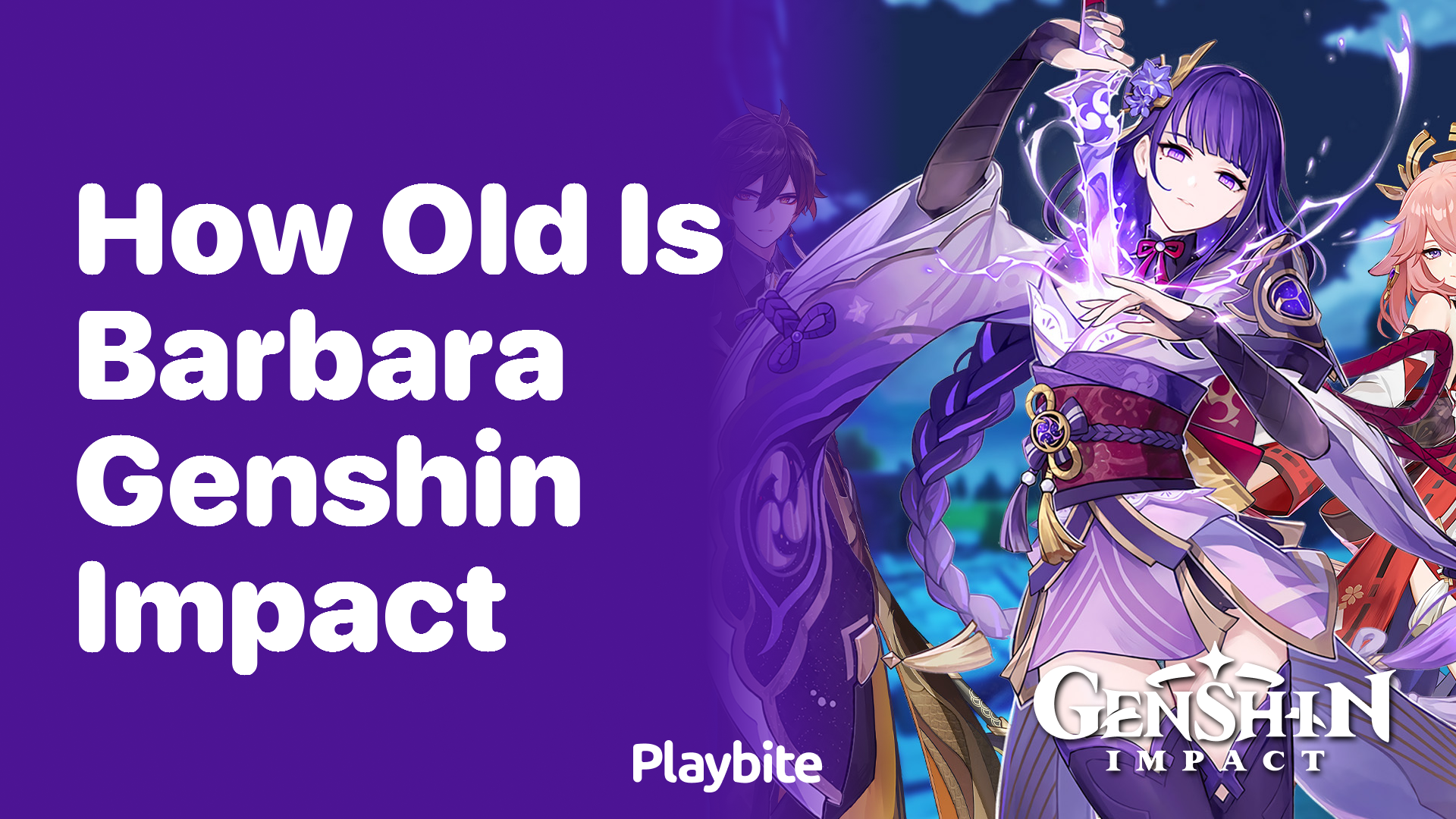 How Old is Barbara in Genshin Impact?
