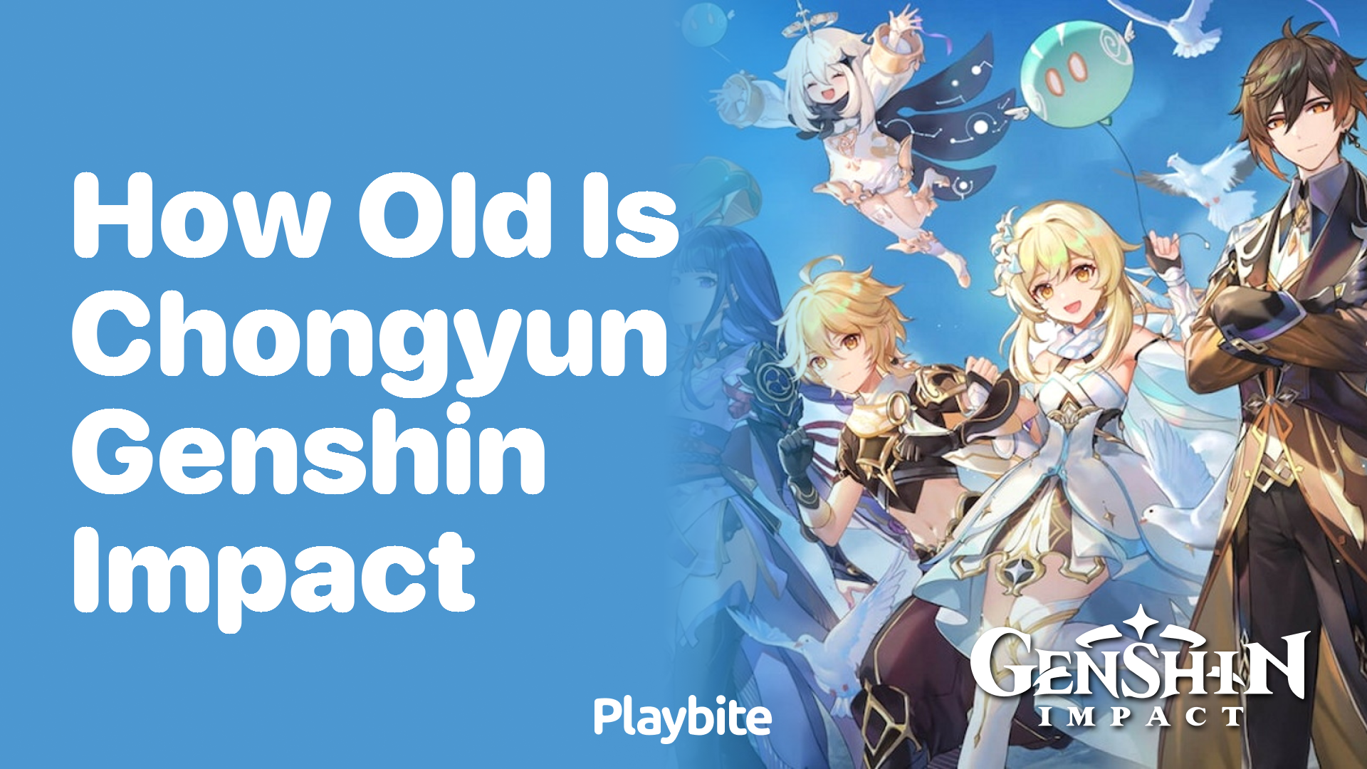 How Old Is Chongyun in Genshin Impact?