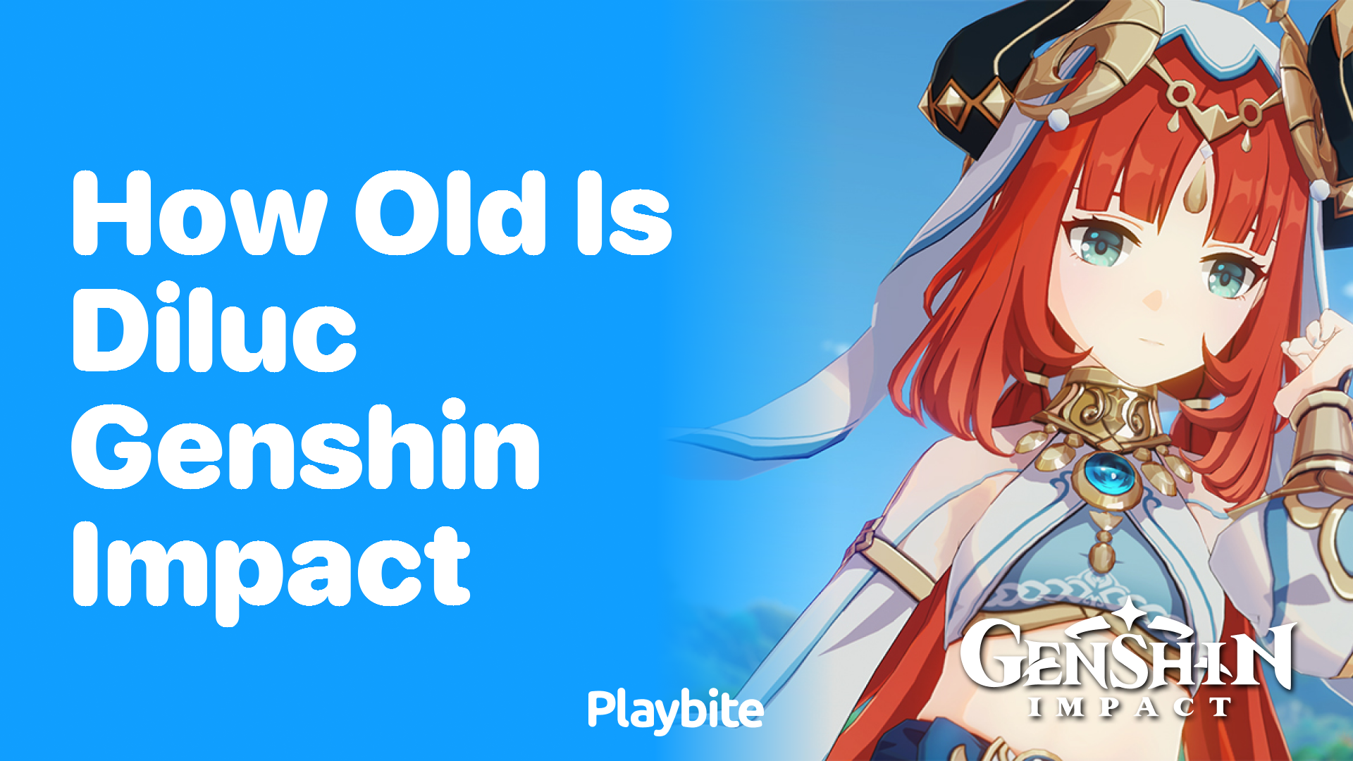 How old is Diluc from Genshin Impact?