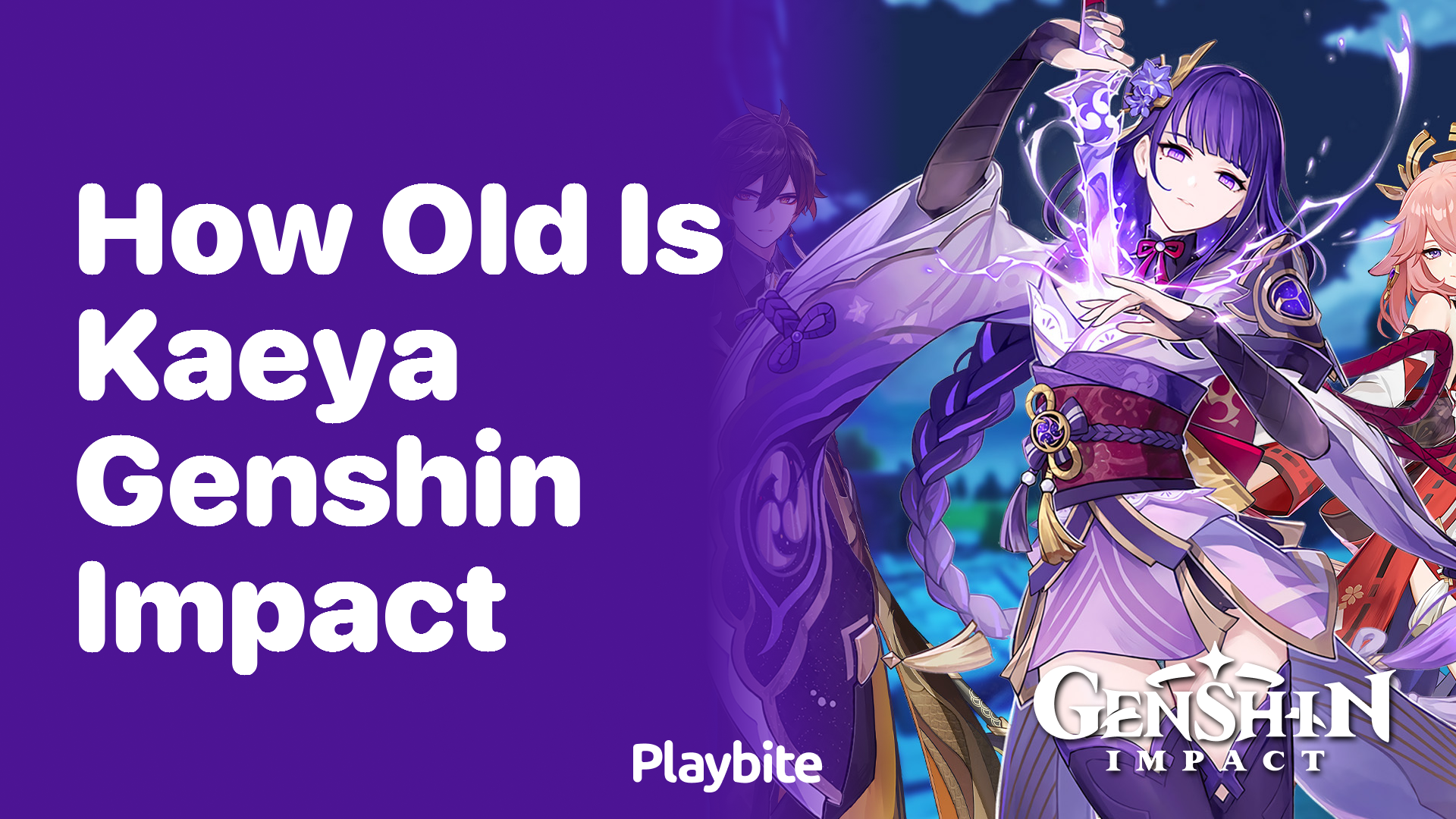 How Old Is Kaeya in Genshin Impact?