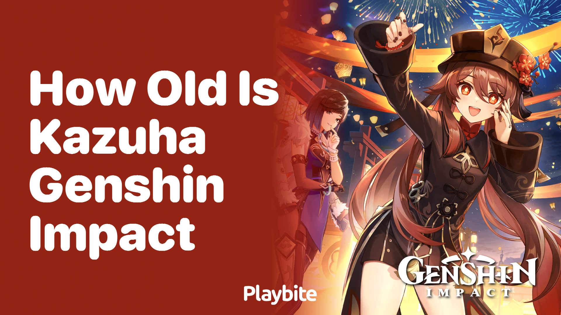 How Old is Kazuha in Genshin Impact?