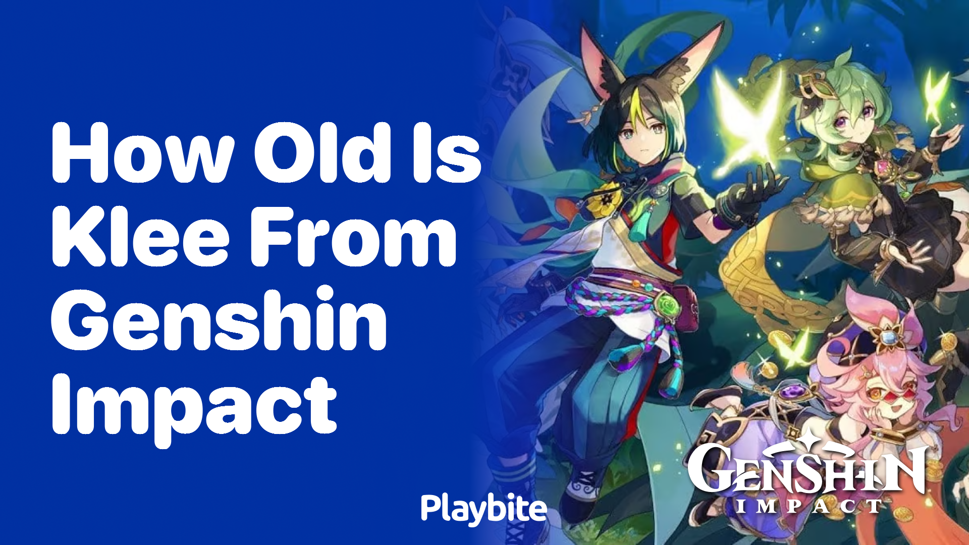 How Old Is Klee from Genshin Impact?