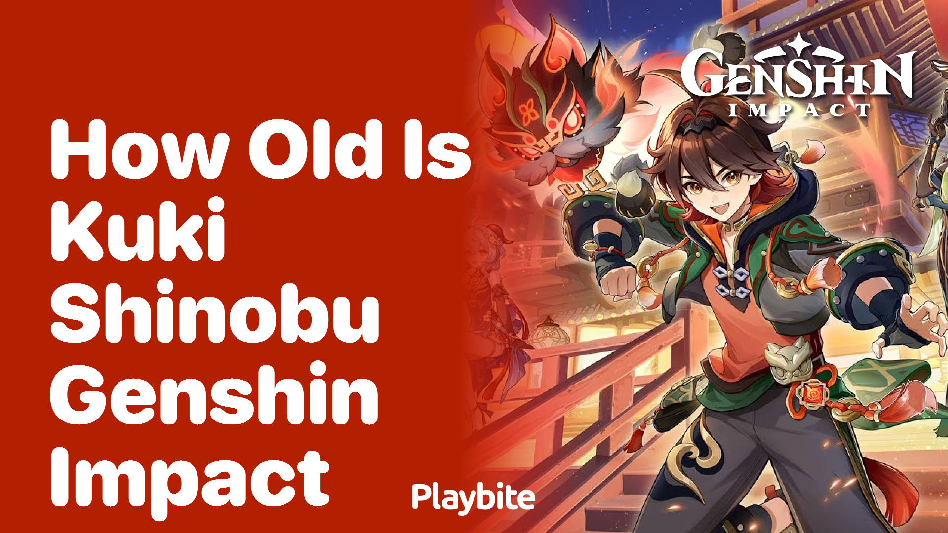 How Old Is Kuki Shinobu in Genshin Impact?
