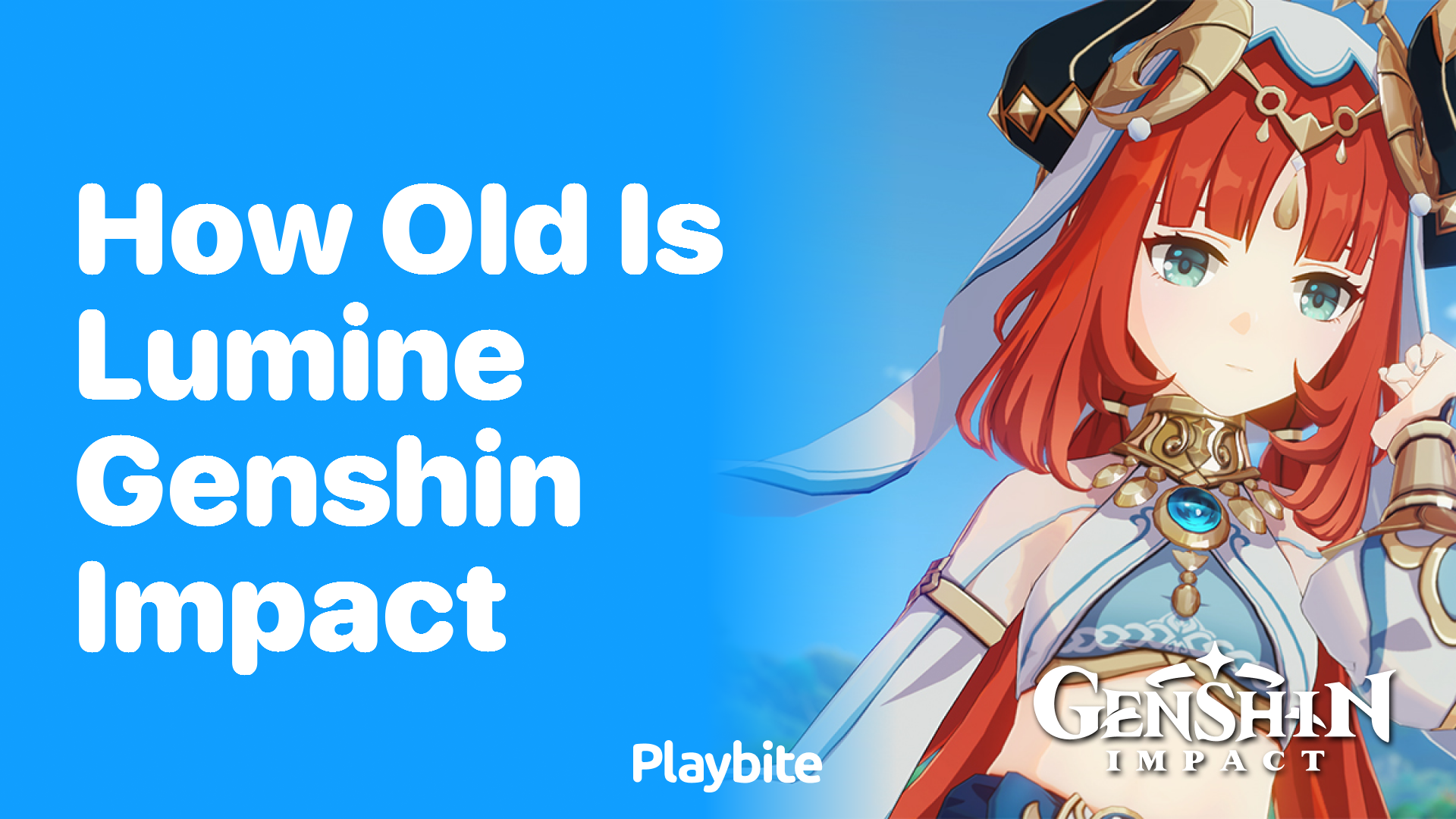 How Old is Lumine in Genshin Impact?