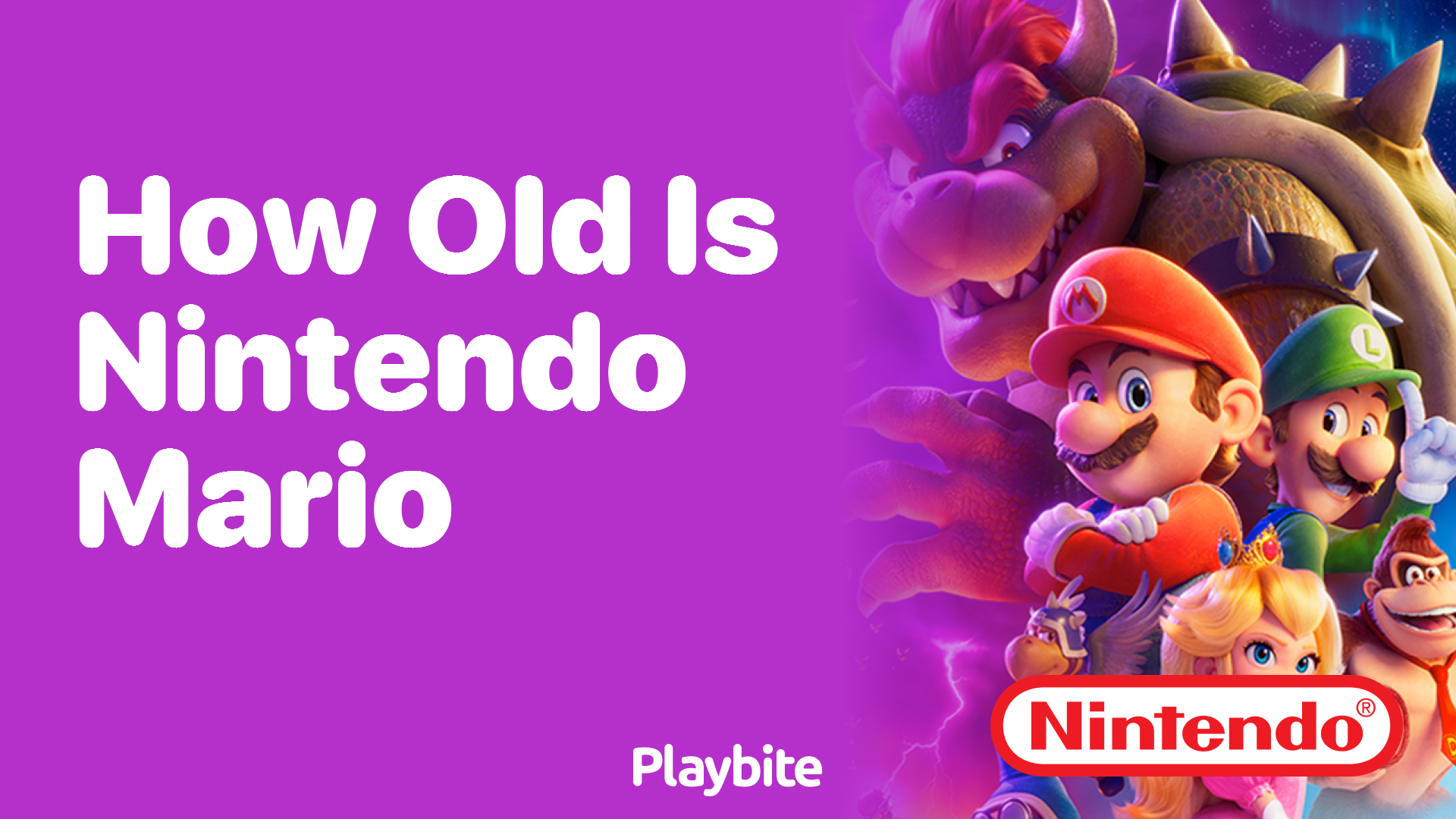 How Old is Nintendo’s Mario?