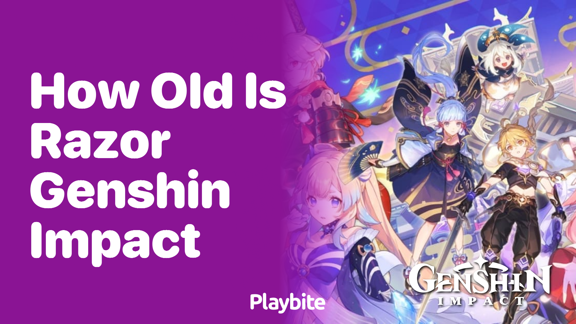 How Old is Razor in Genshin Impact?