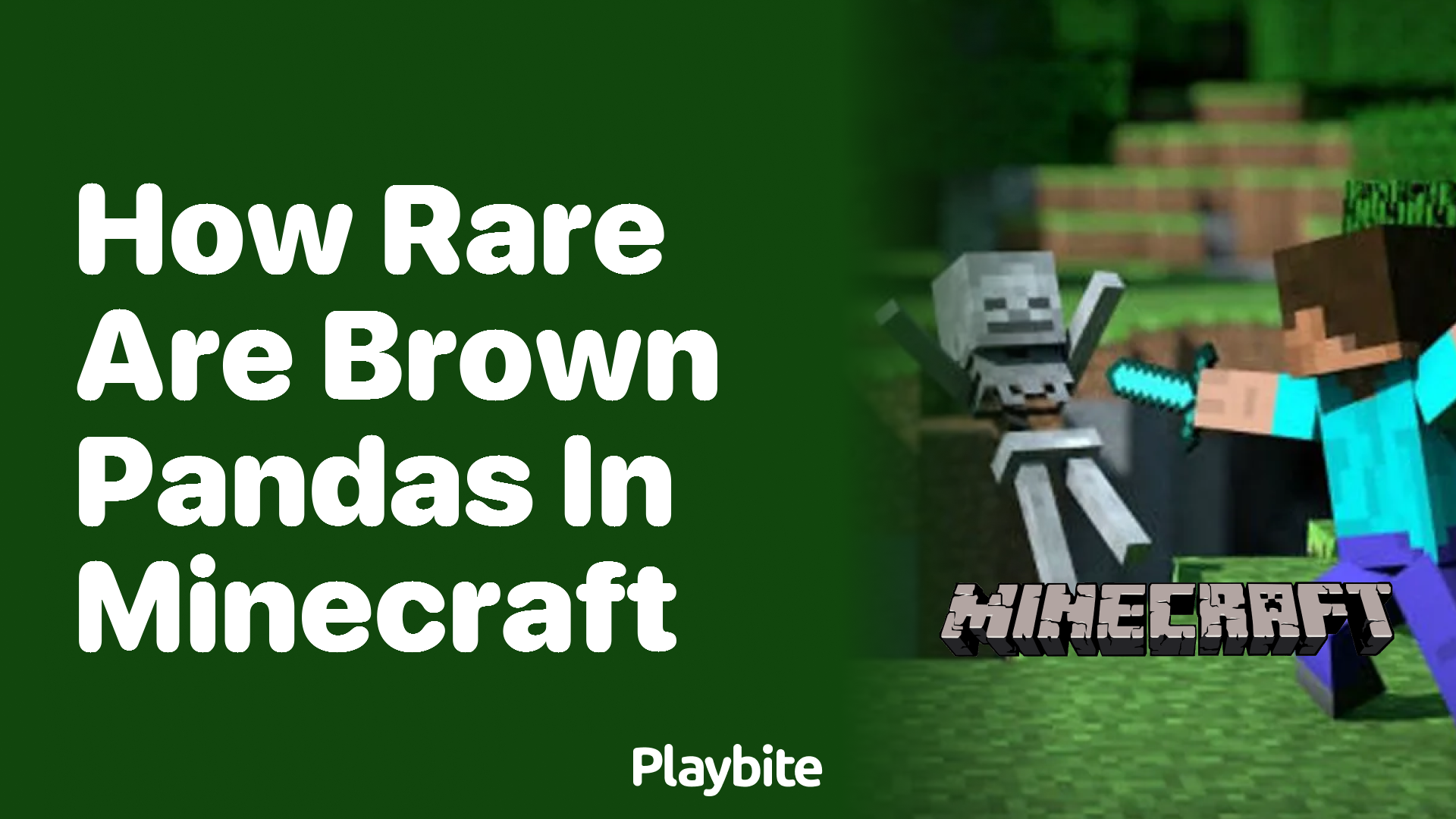How Rare Are Brown Pandas in Minecraft?