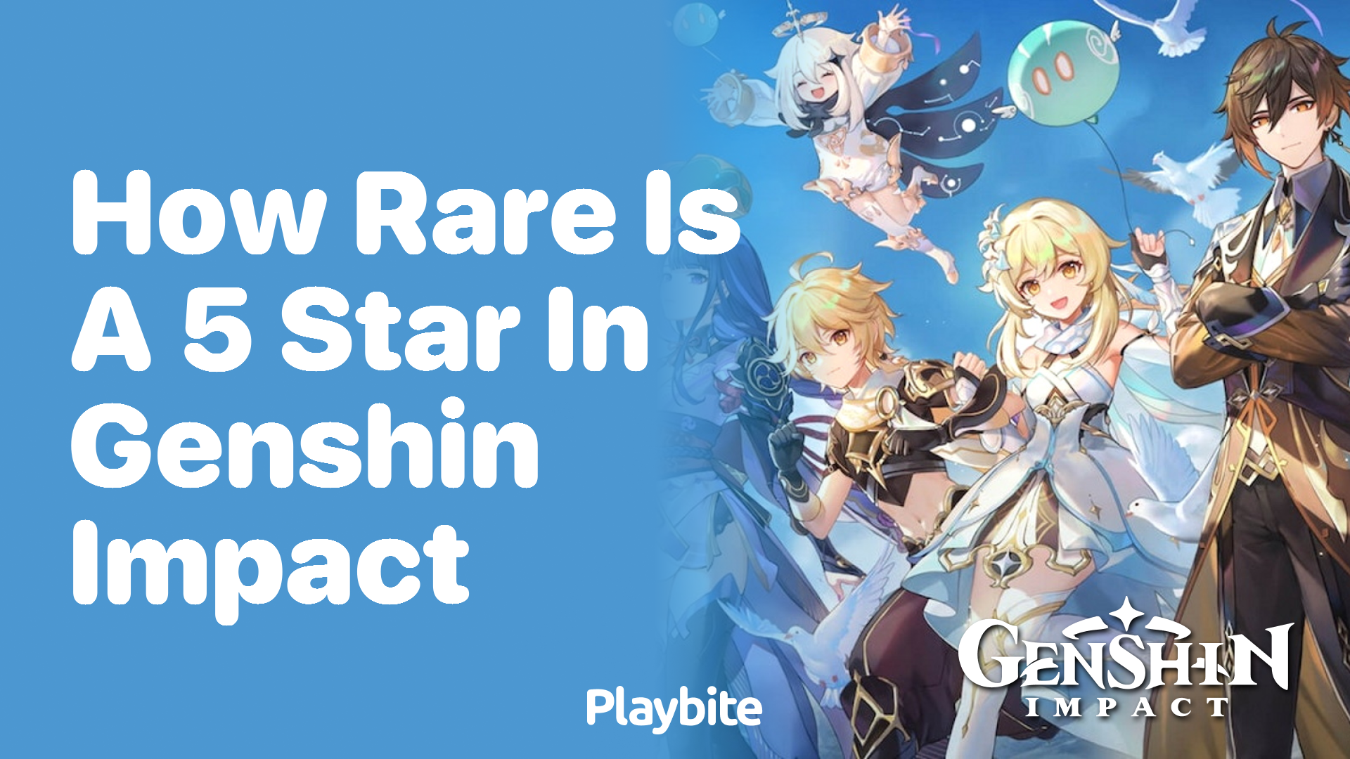 How Rare Is a 5-Star in Genshin Impact?