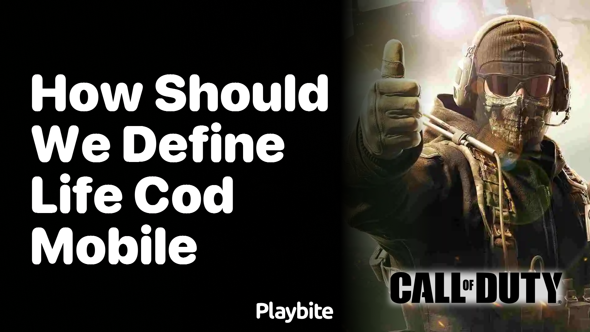 How Should We Define &#8216;Life&#8217; in Call of Duty Mobile?