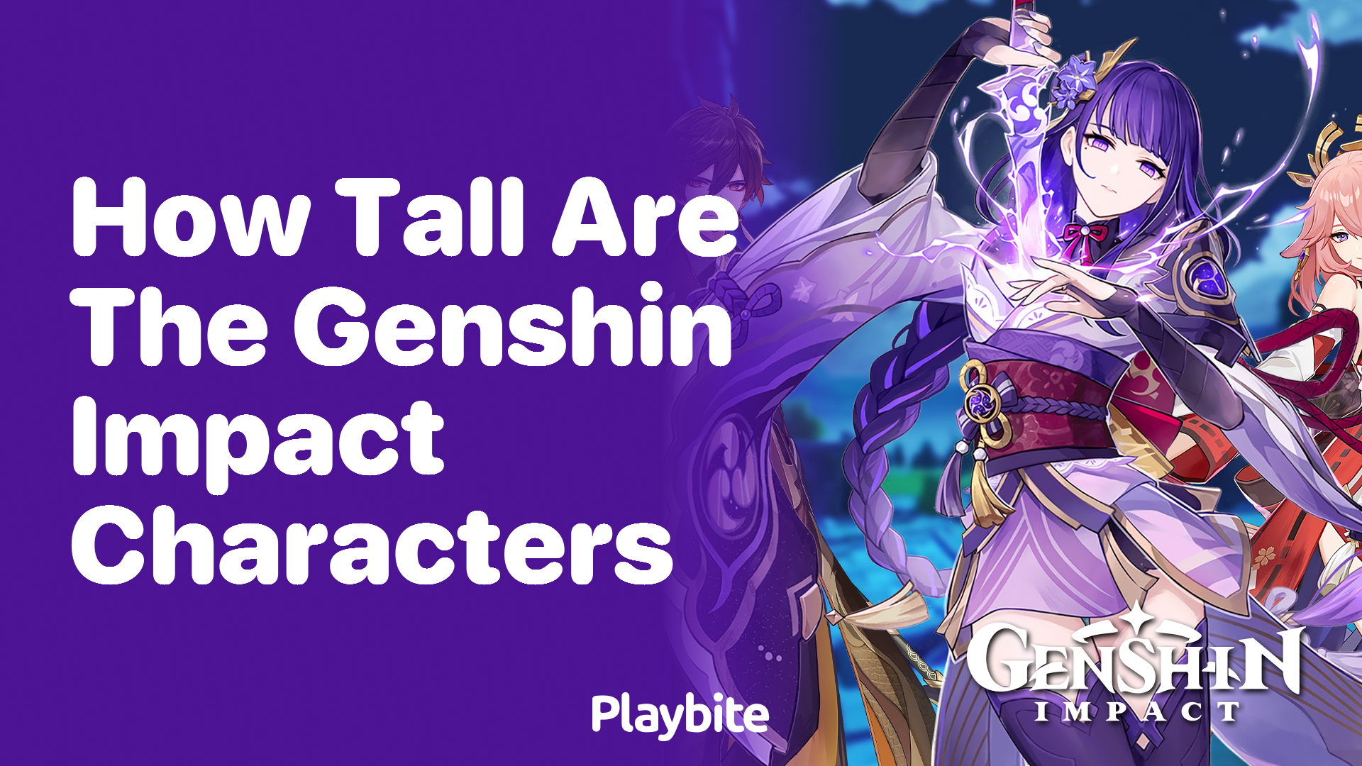 How Tall Are the Genshin Impact Characters?