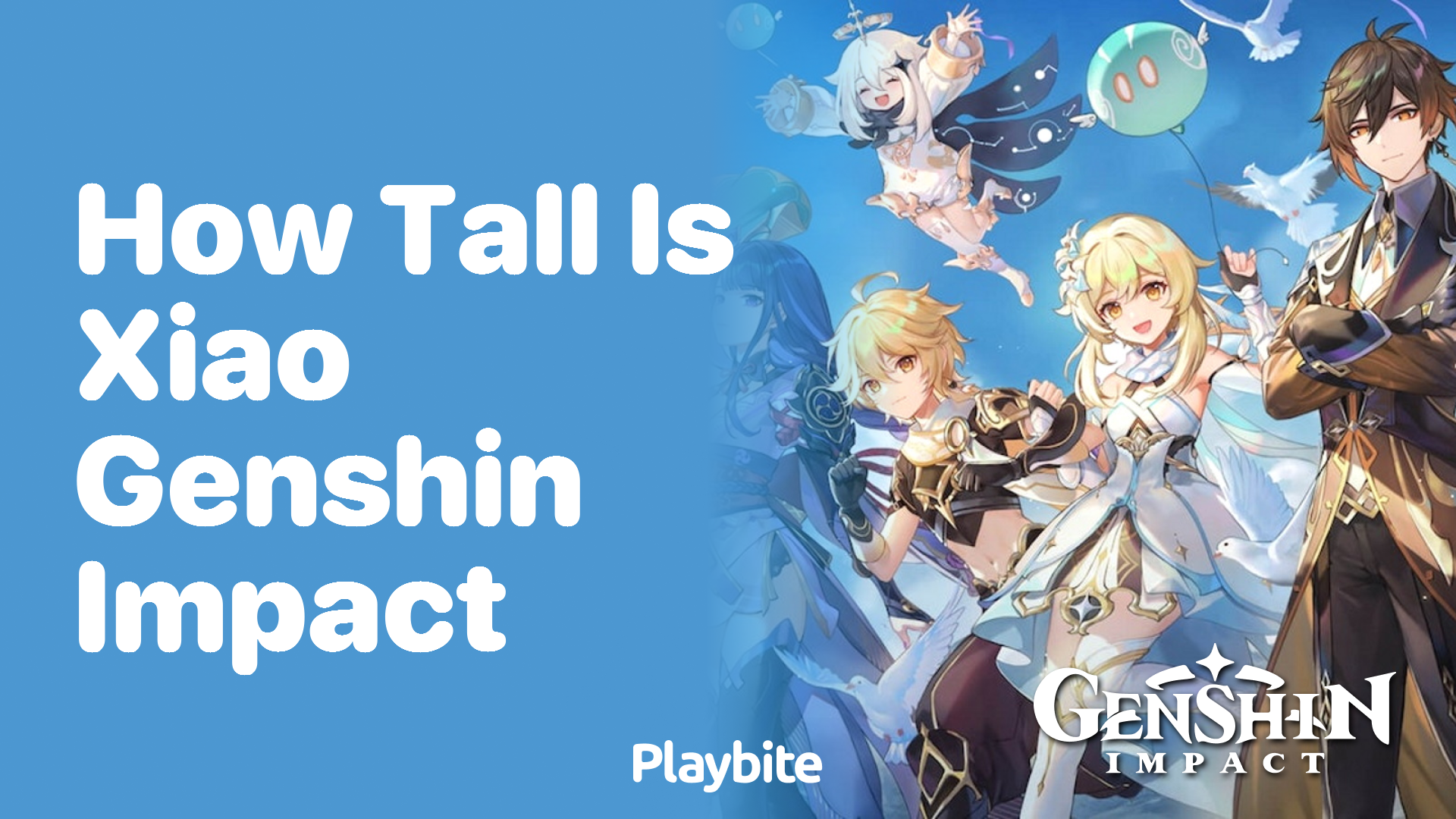 How tall is Xiao in Genshin Impact?