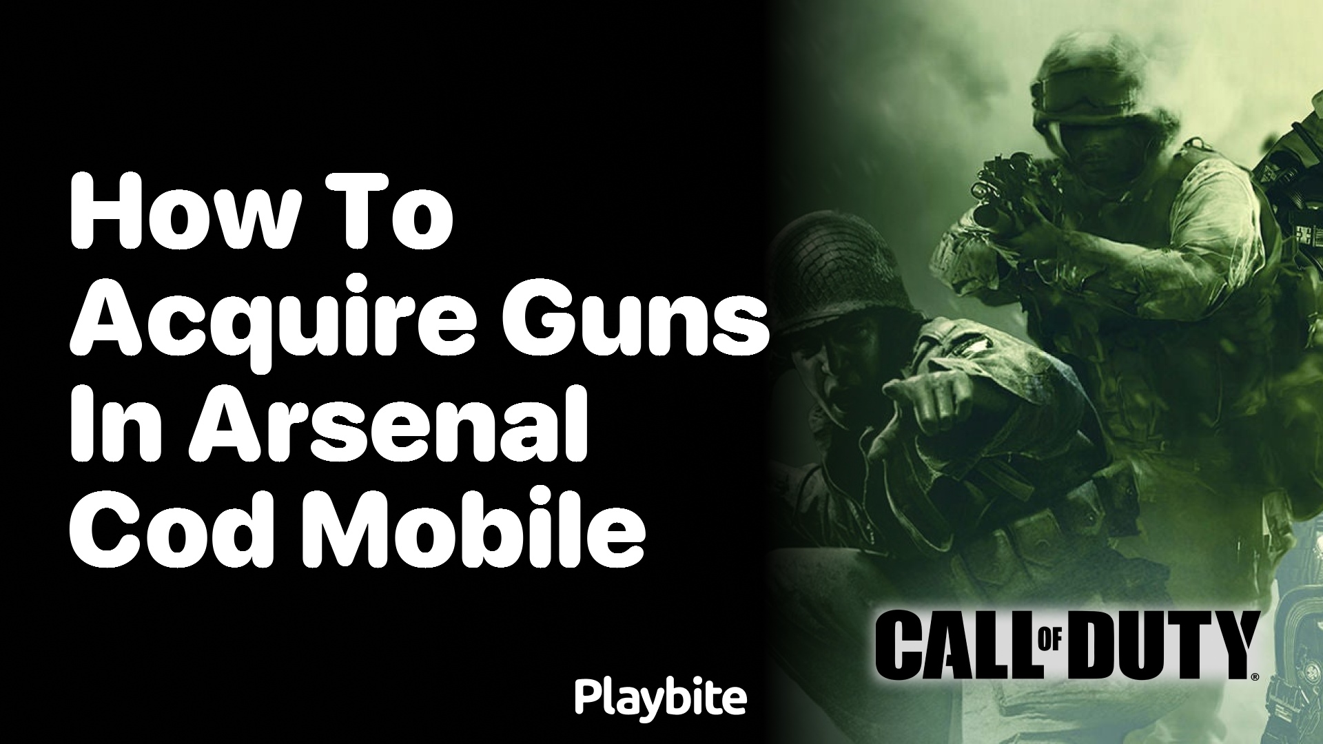 How to Acquire Guns in Arsenal COD Mobile