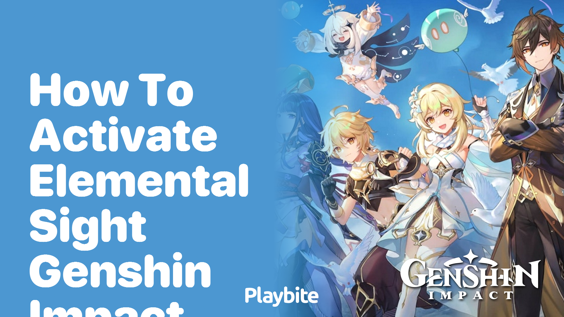 How to Activate Elemental Sight in Genshin Impact