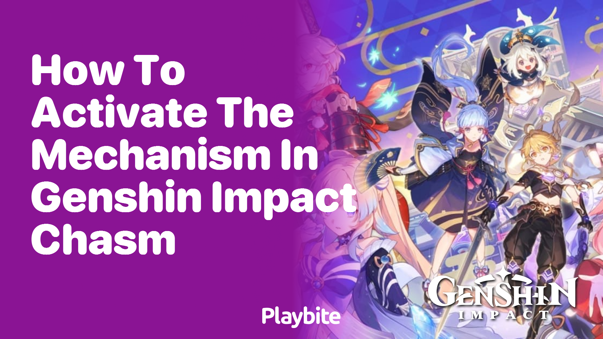 How to Activate the Mechanism in Genshin Impact’s Chasm