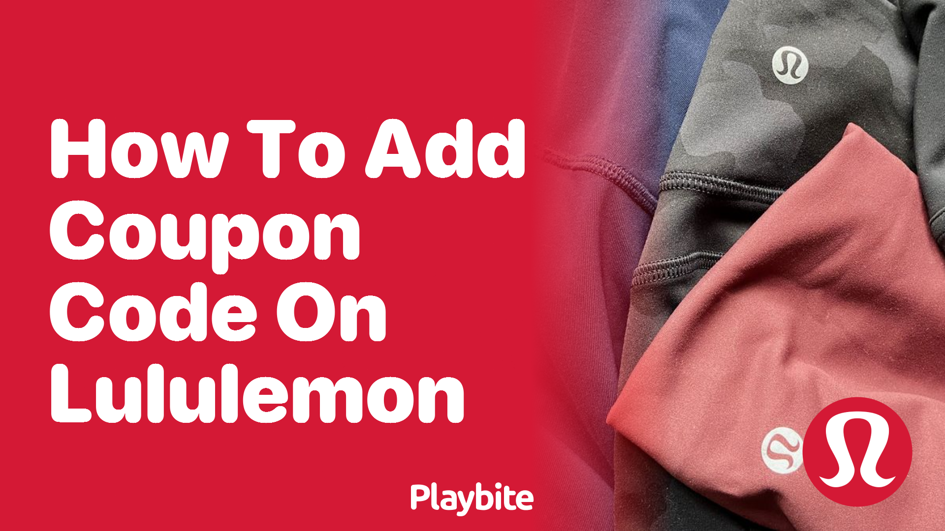 How to Add a Coupon Code on Lululemon
