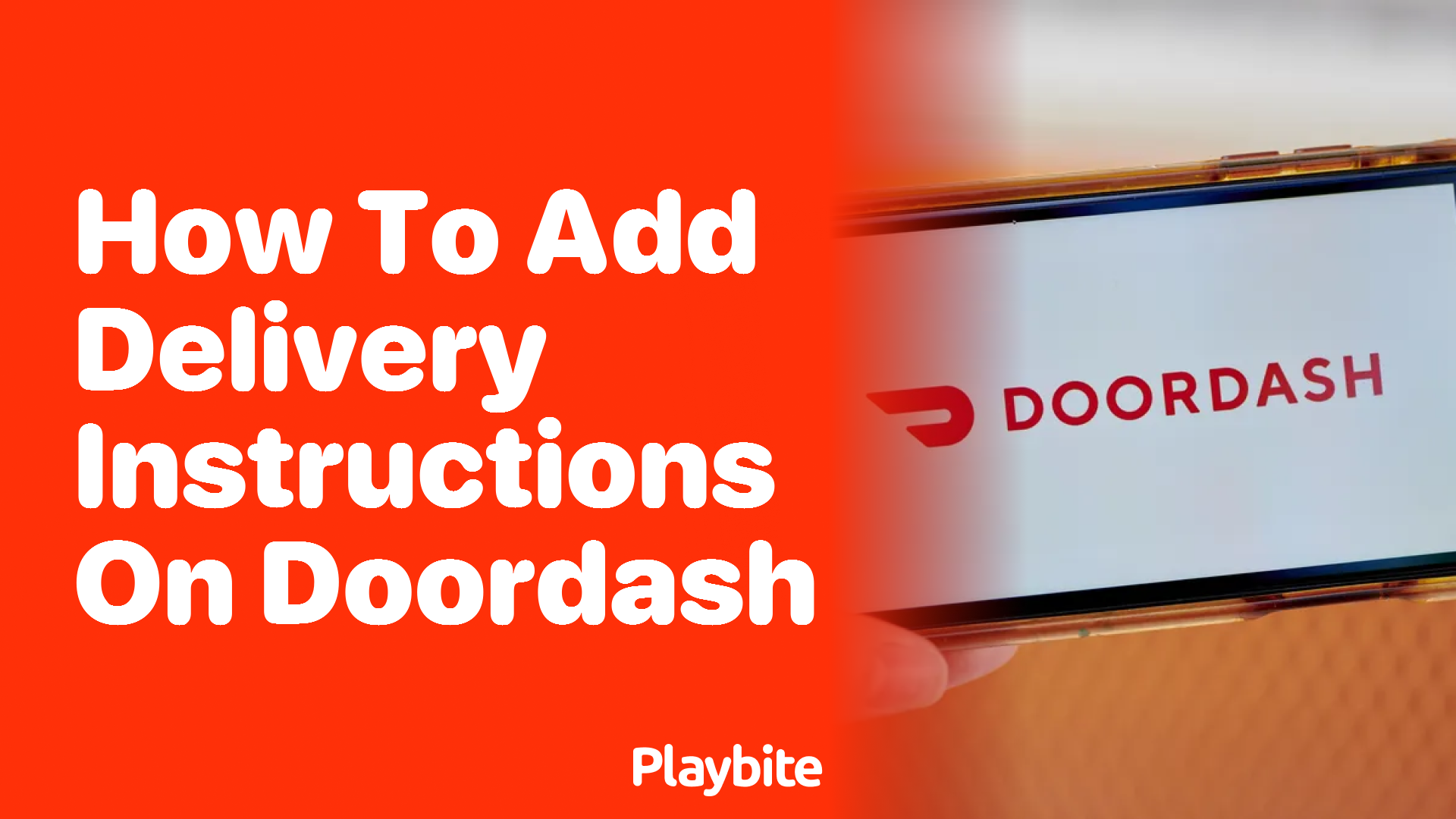 How to Add Delivery Instructions on DoorDash