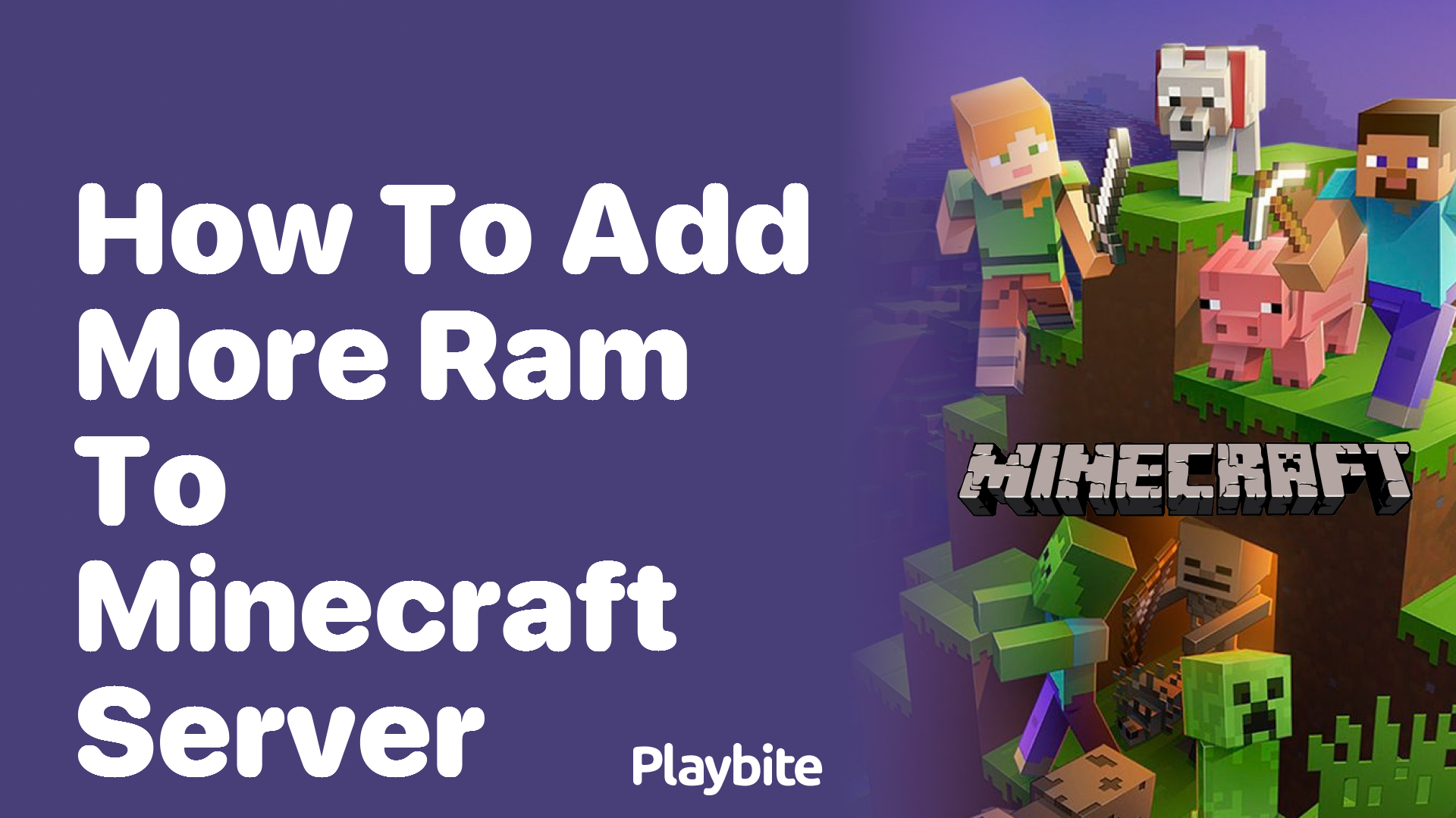 How to Add More RAM to Your Minecraft Server