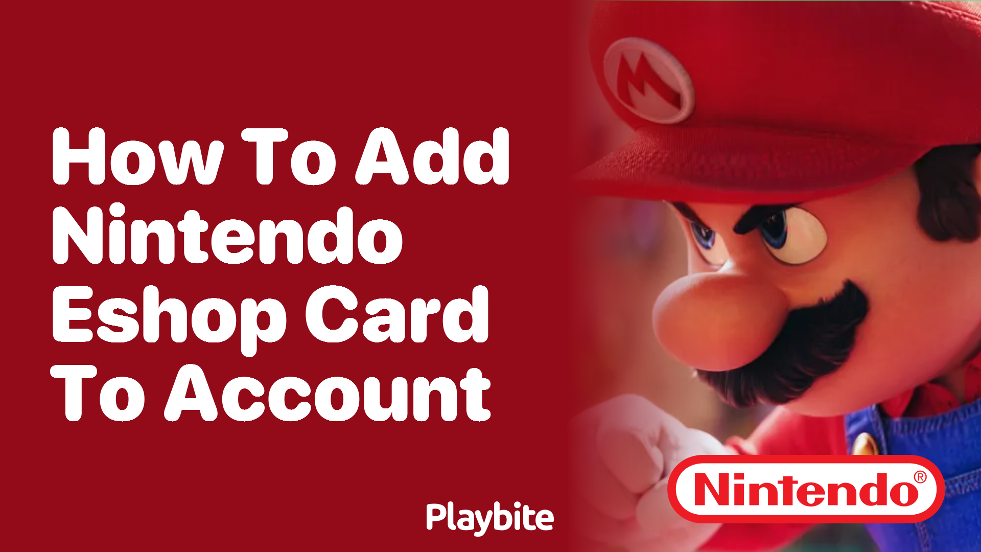 How to Add a Nintendo eShop Card to Your Account