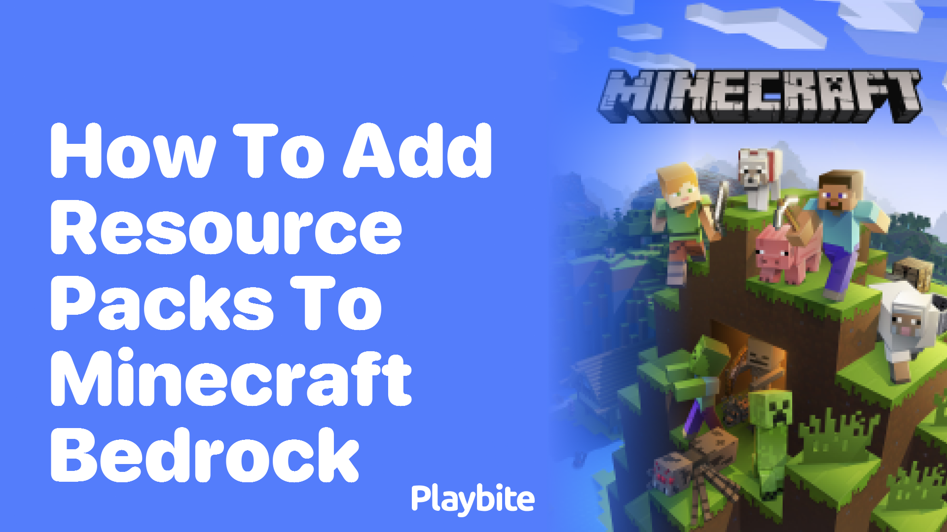 How to Add Resource Packs to Minecraft Bedrock