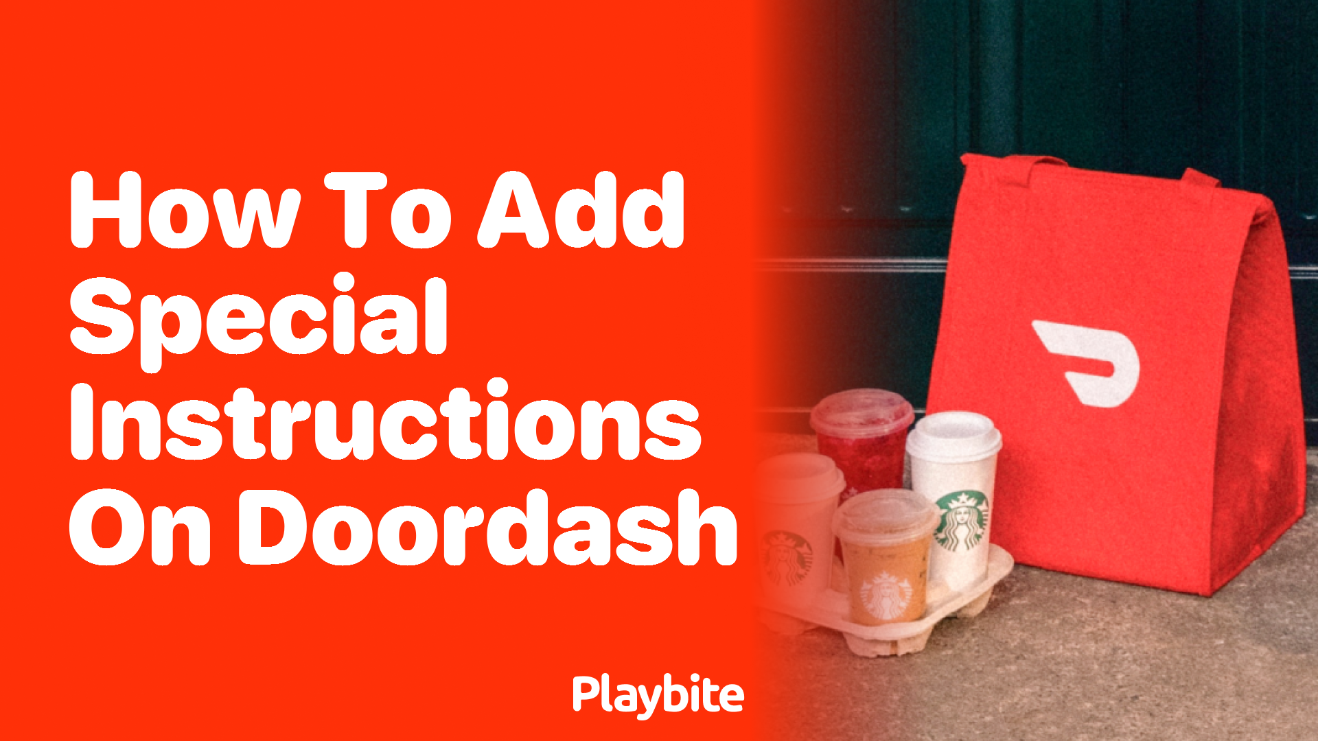 How to Add Special Instructions on DoorDash