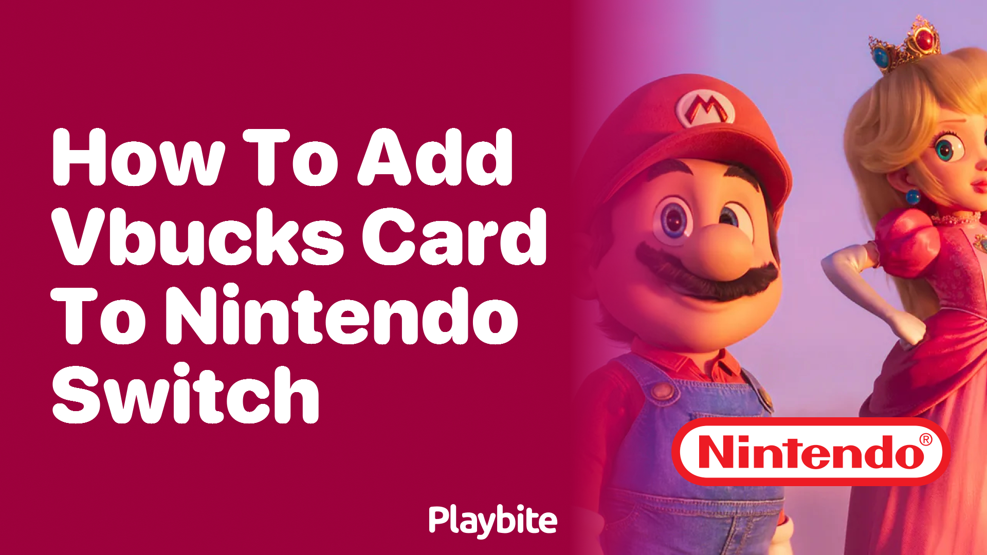 How to Add V-Bucks Card to Nintendo Switch