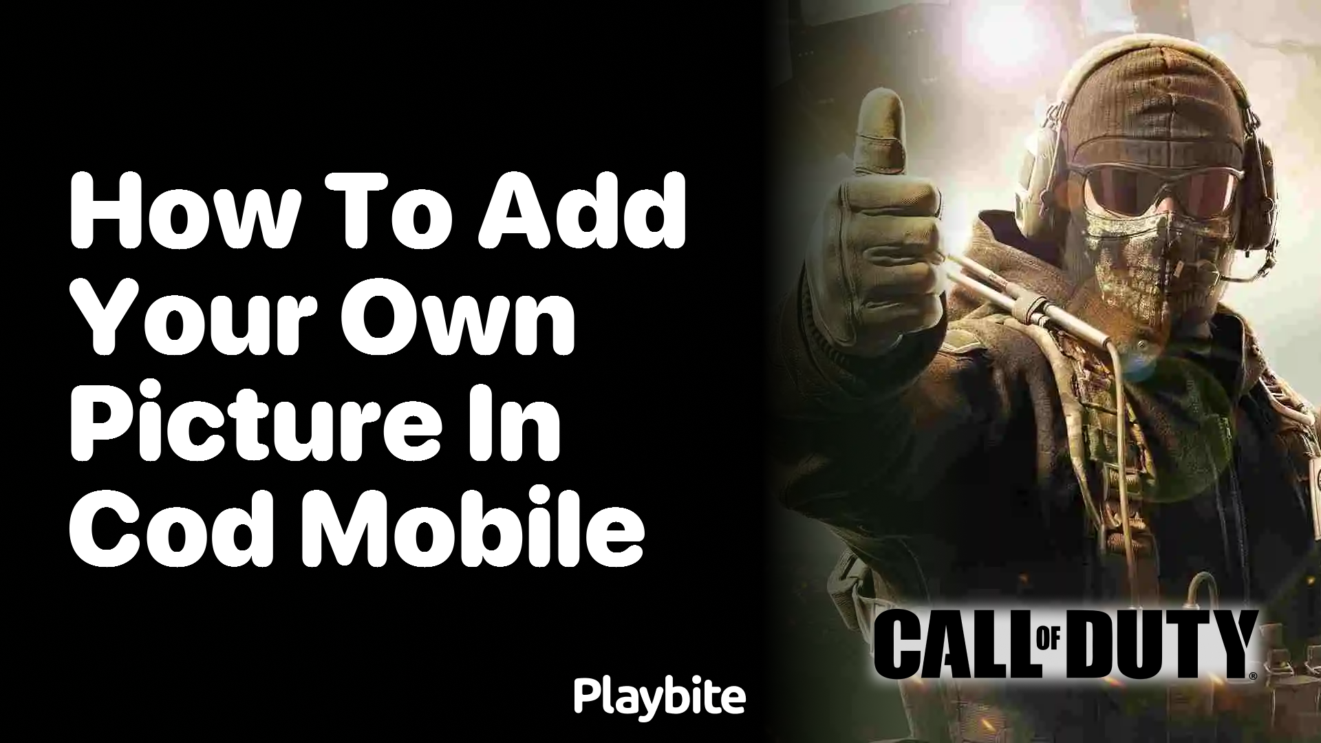 How to Add Your Own Picture in COD Mobile
