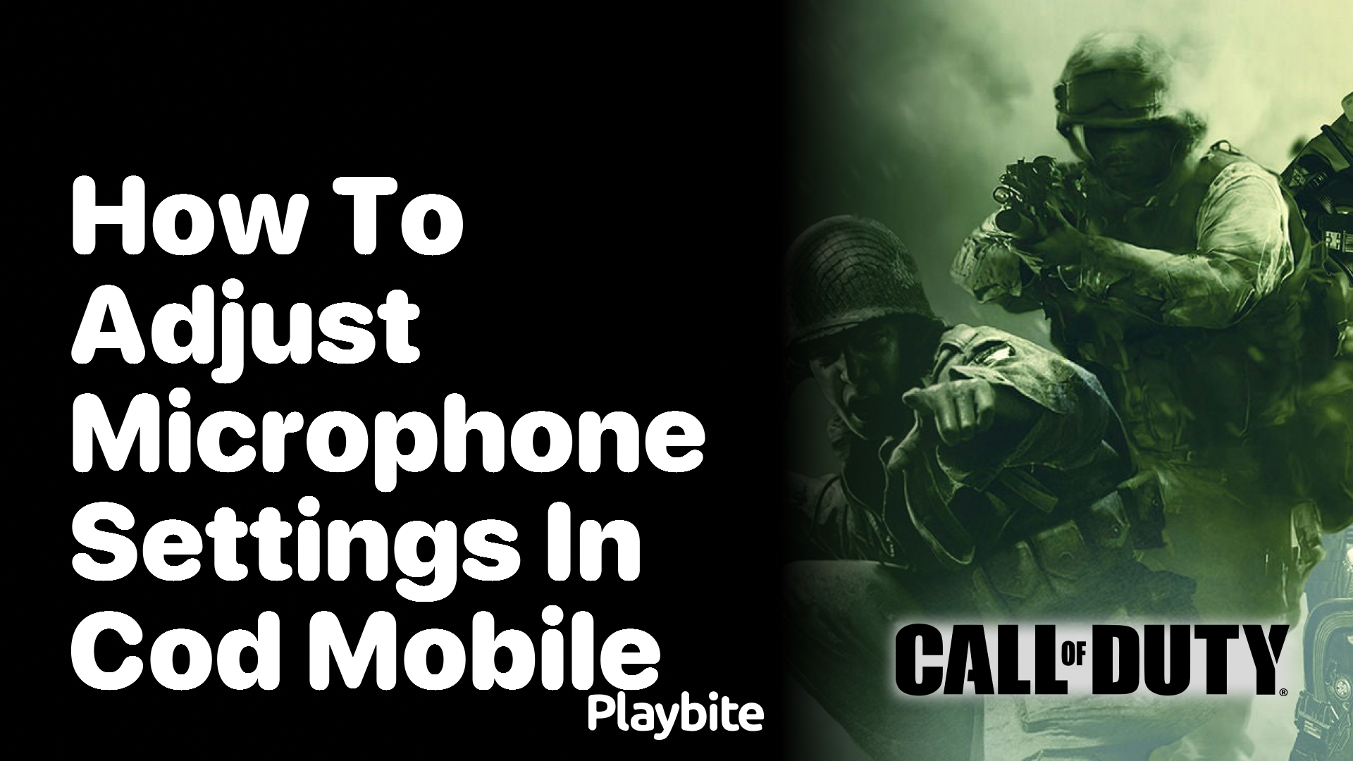 How to Adjust Microphone Settings in COD Mobile