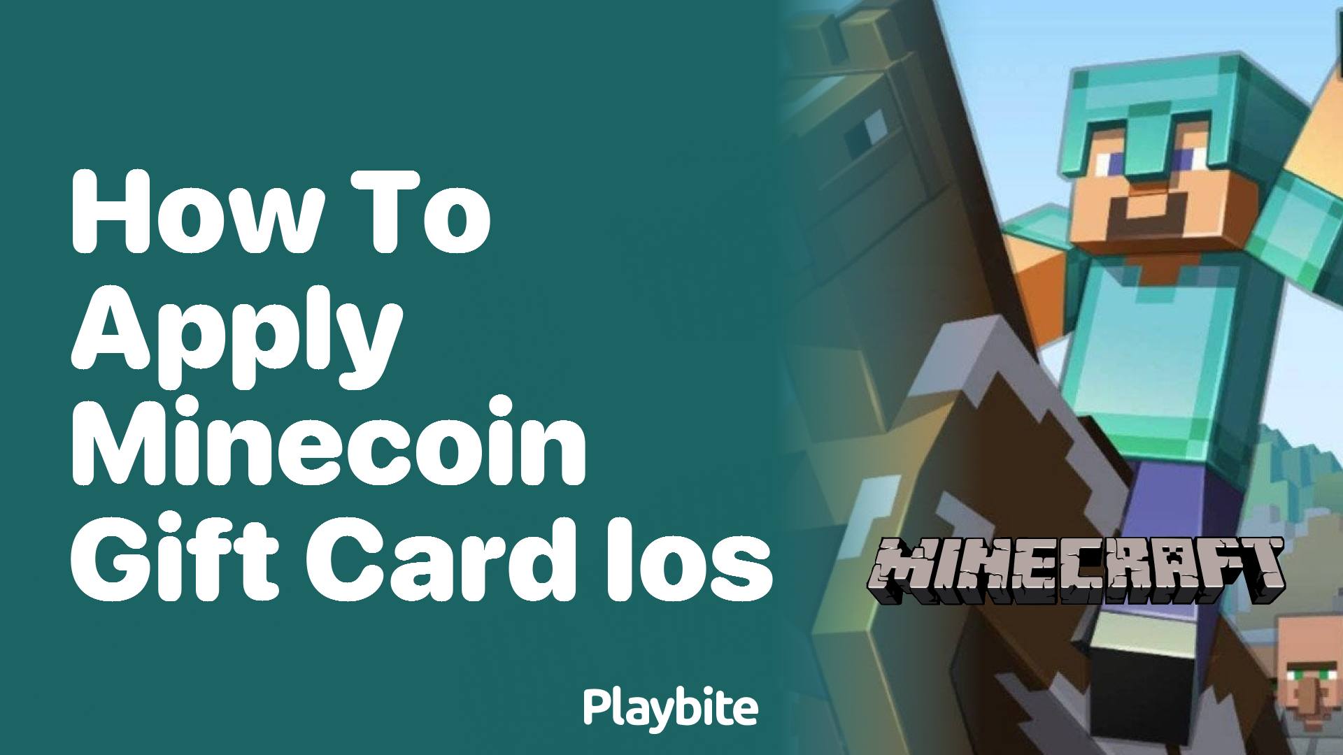 How to Apply a Minecoin Gift Card on iOS Devices