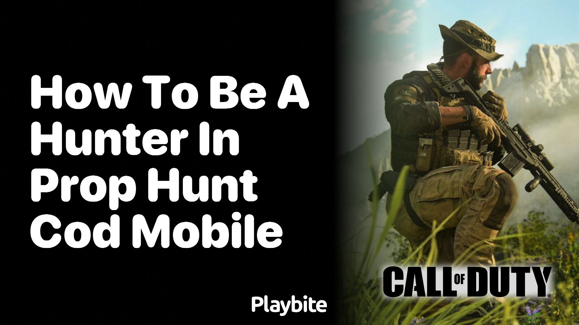 How to Be a Hunter in Prop Hunt COD Mobile