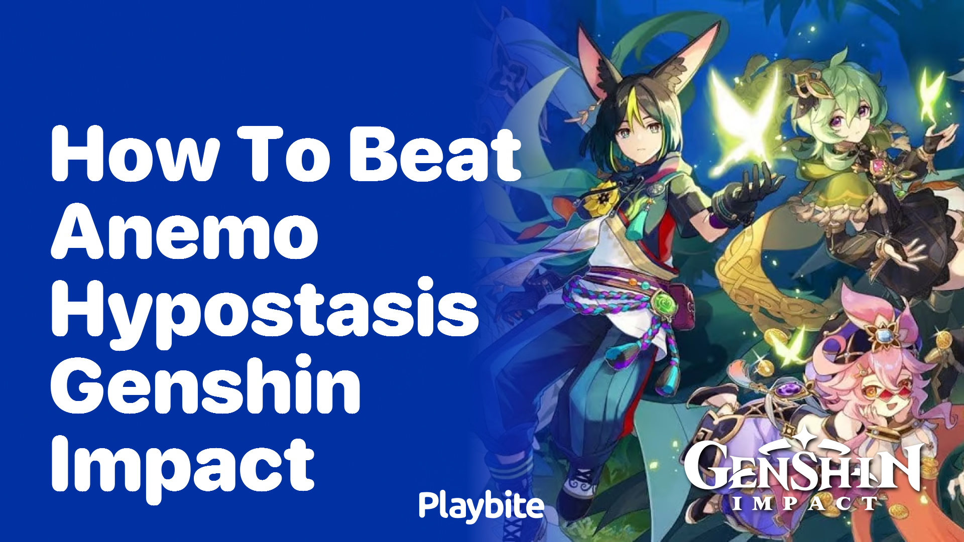 How to Beat Anemo Hypostasis in Genshin Impact