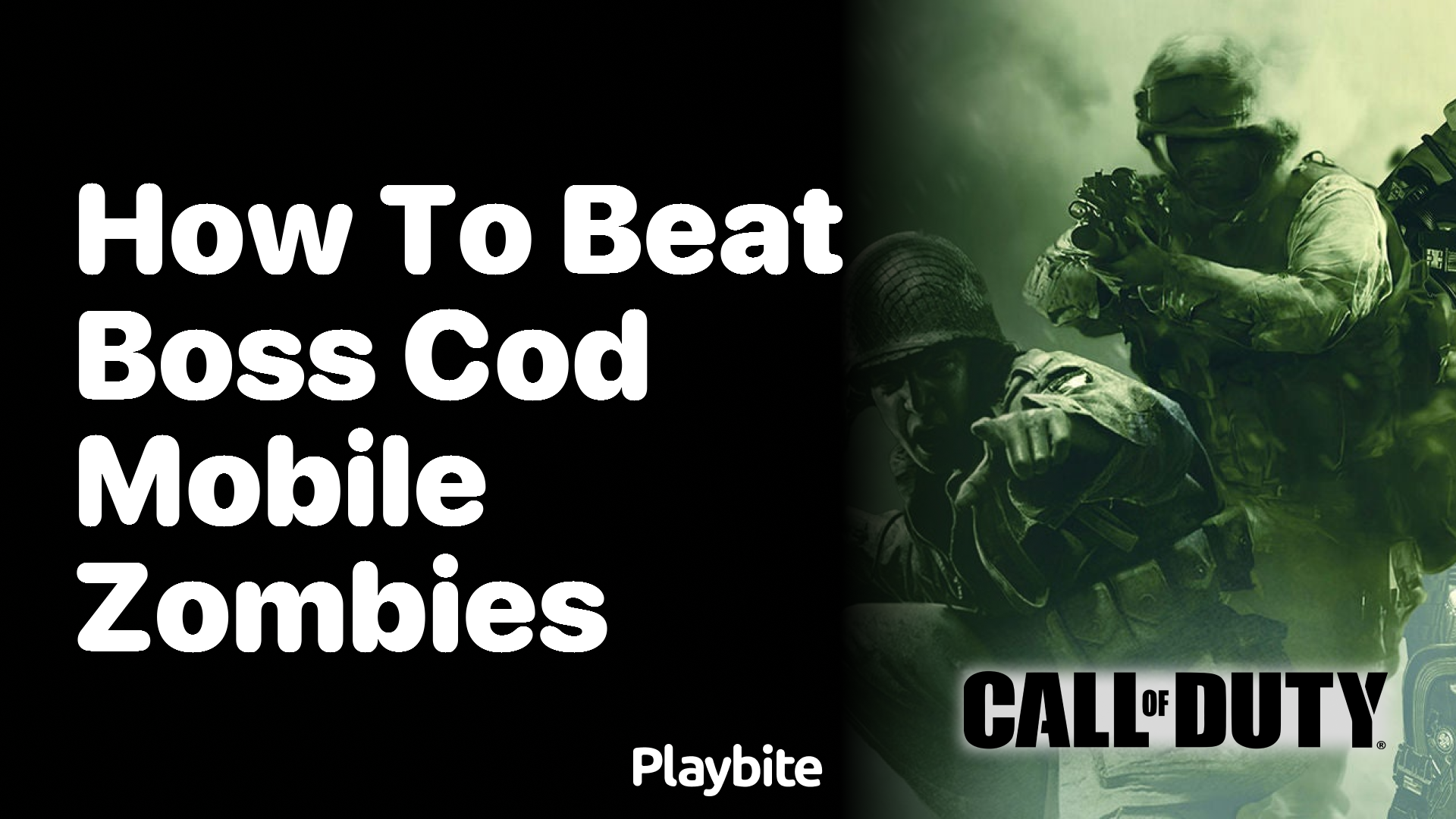 How to Beat Bosses in COD Mobile Zombies?