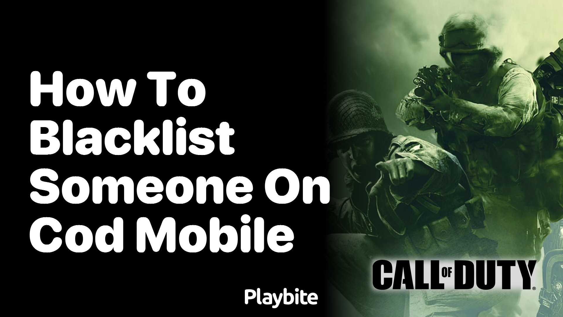 How to Blacklist Someone on COD Mobile