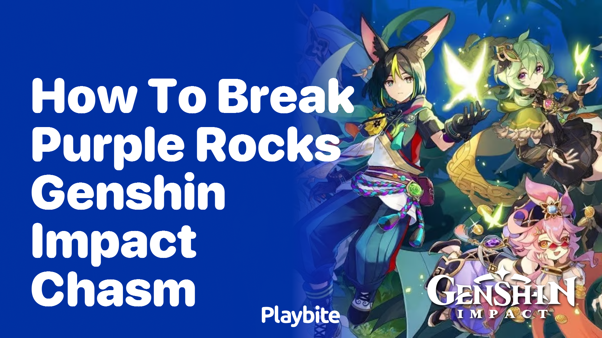 How to Break Purple Rocks in Genshin Impact’s Chasm