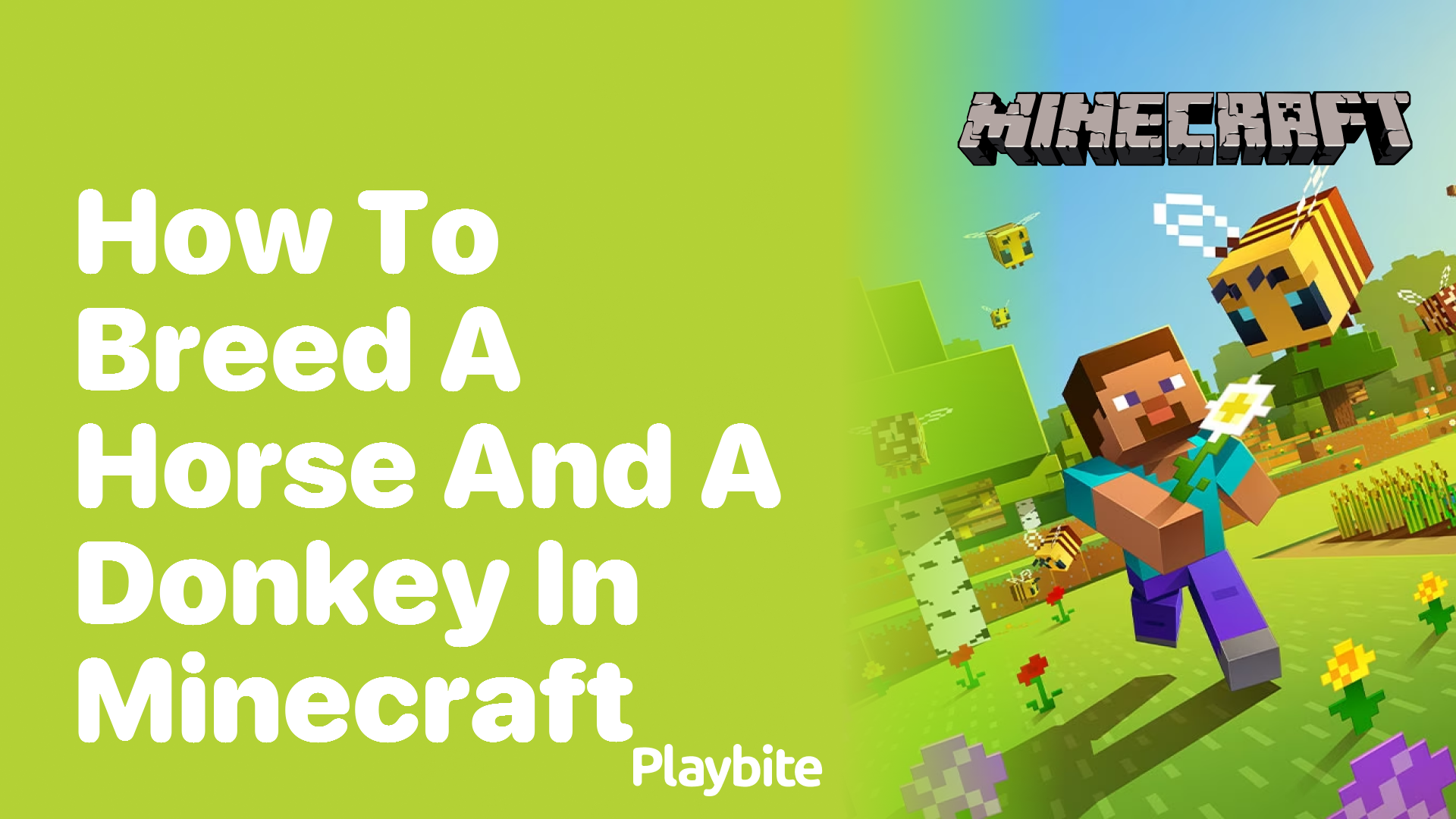 How to Breed a Horse and a Donkey in Minecraft