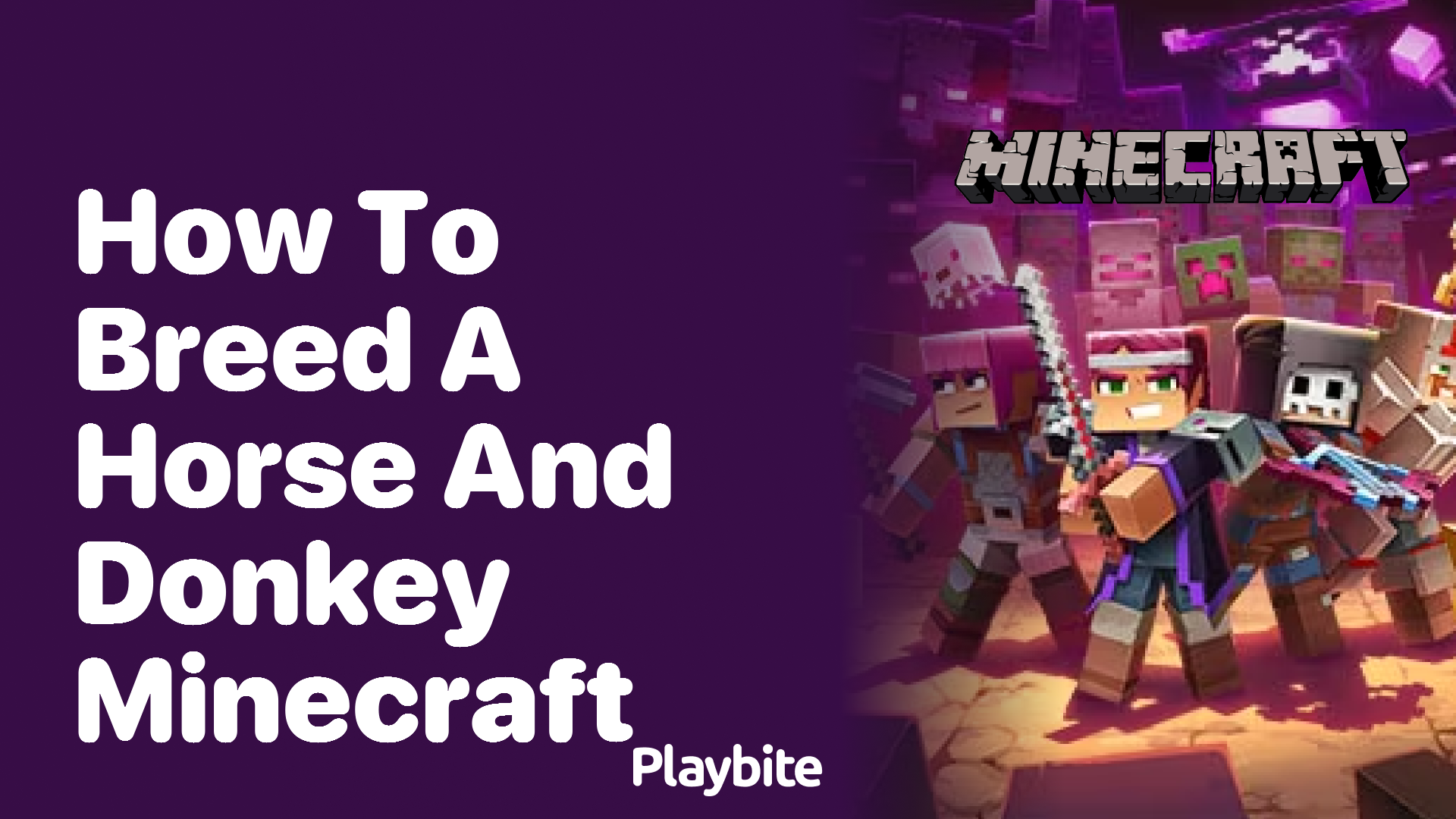 How to Breed a Horse and Donkey in Minecraft