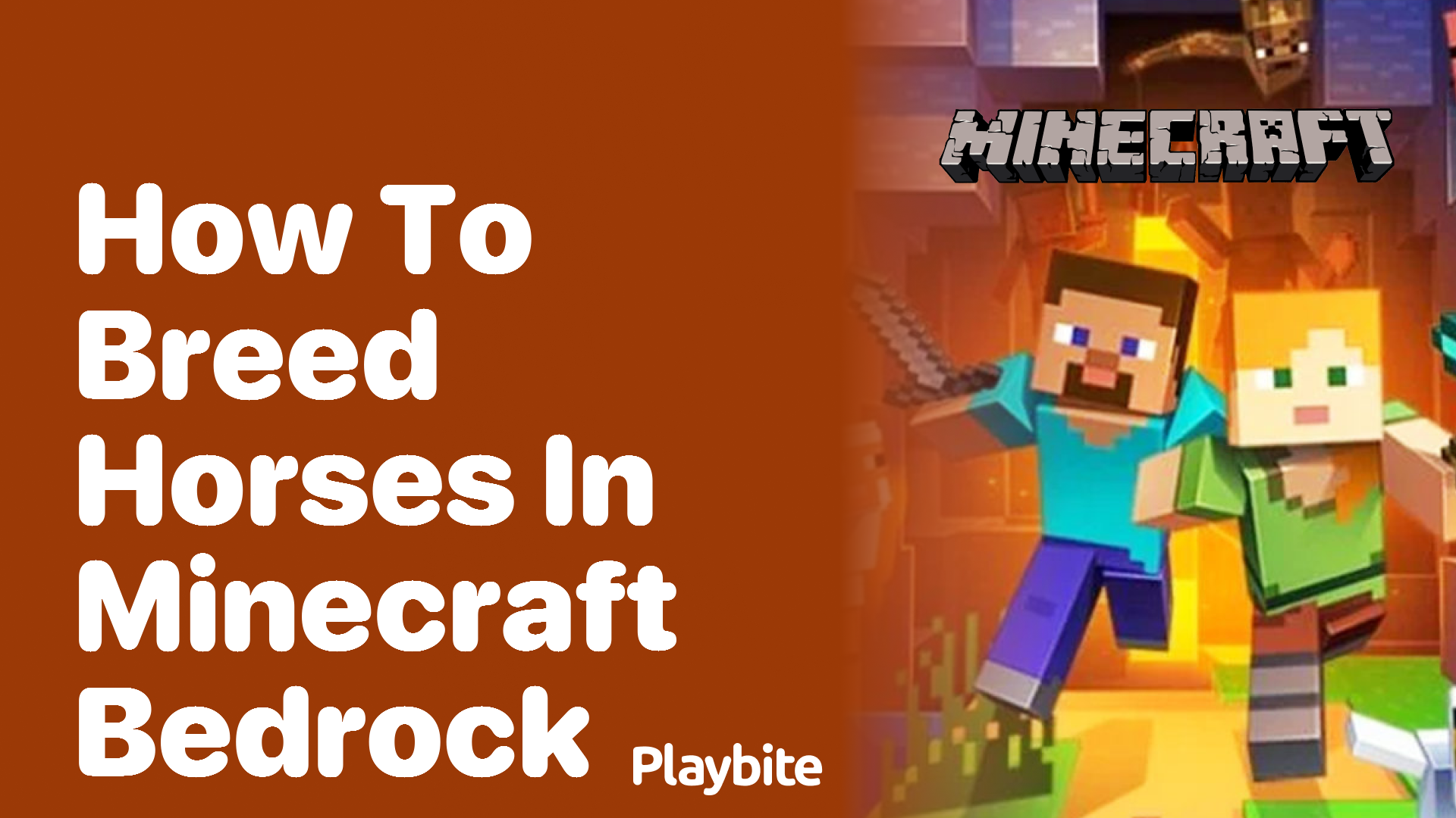 How to Breed Horses in Minecraft Bedrock