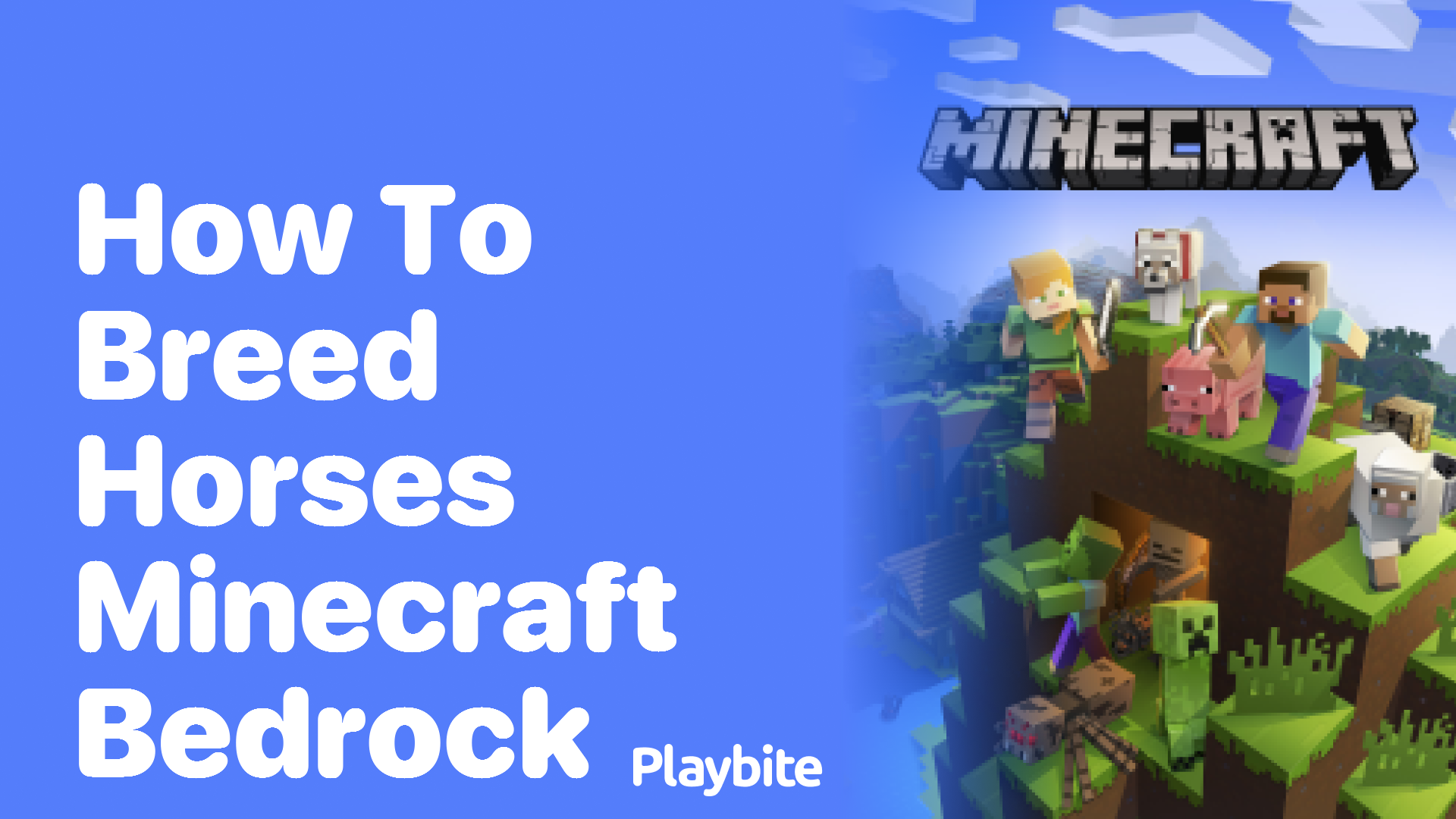 How to Breed Horses in Minecraft Bedrock