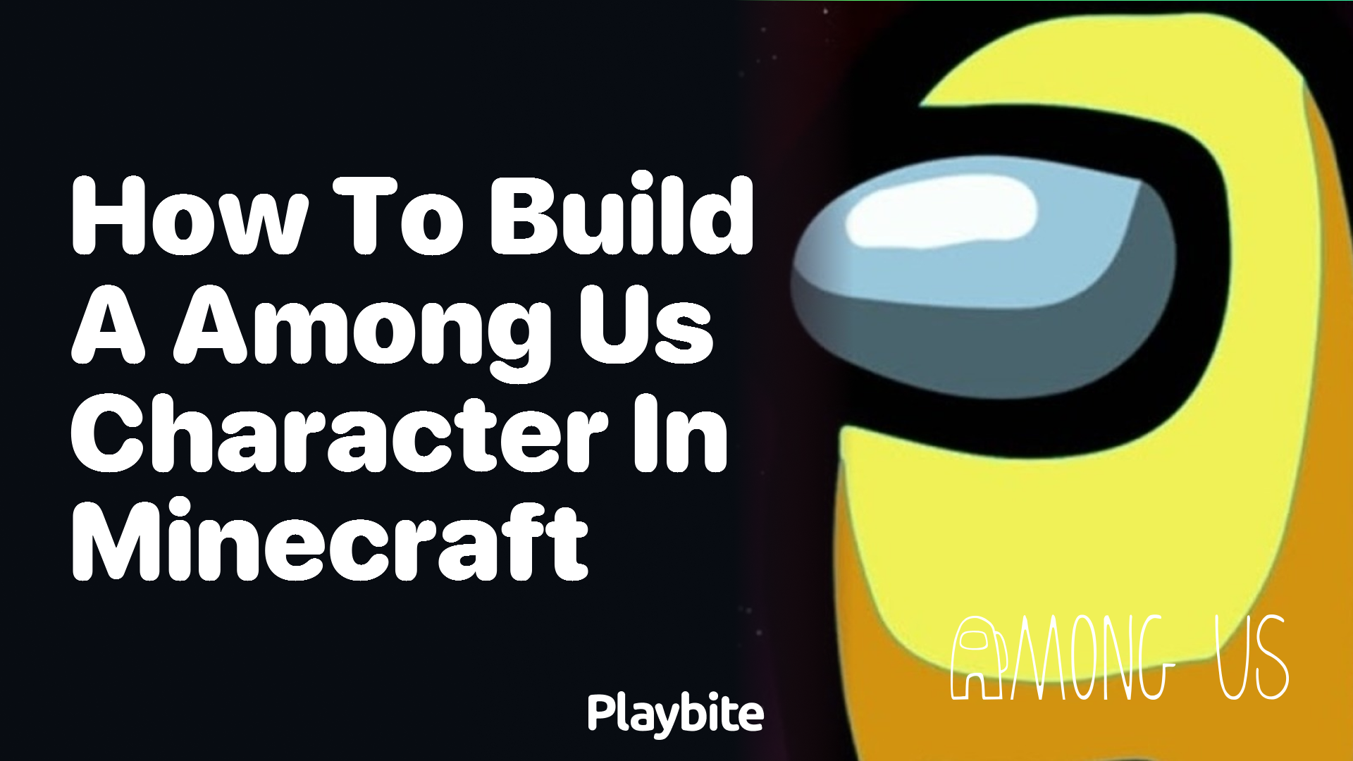 How to Build an Among Us Character in Minecraft