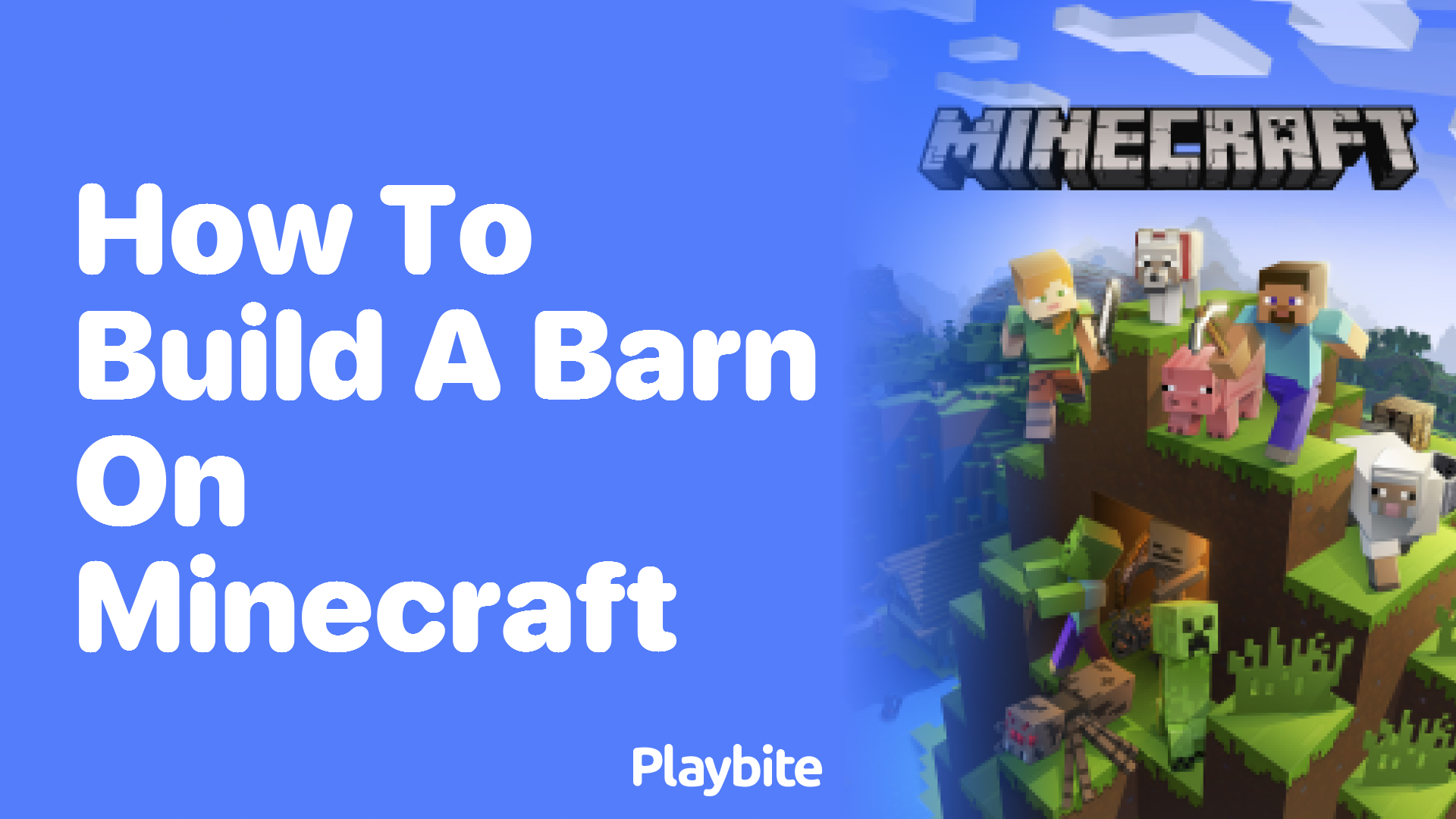 How to Build a Barn in Minecraft