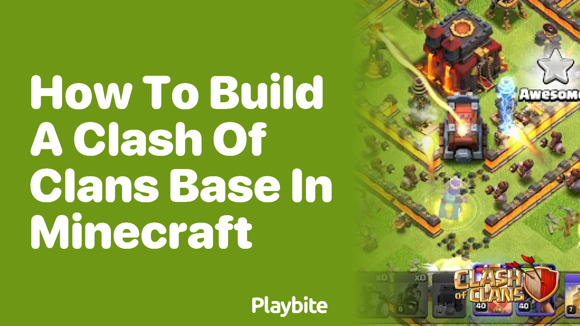 How to Build a Clash of Clans Base in Minecraft