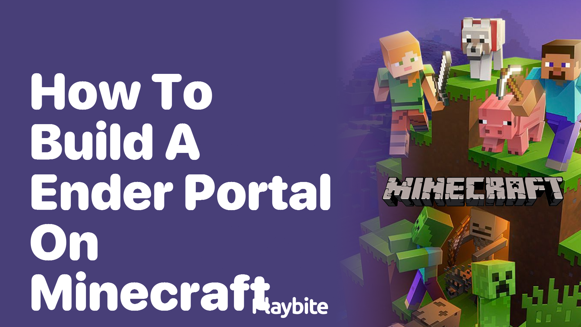 How to Build an Ender Portal in Minecraft