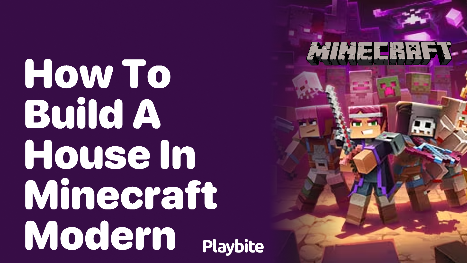 How to Build a Modern House in Minecraft