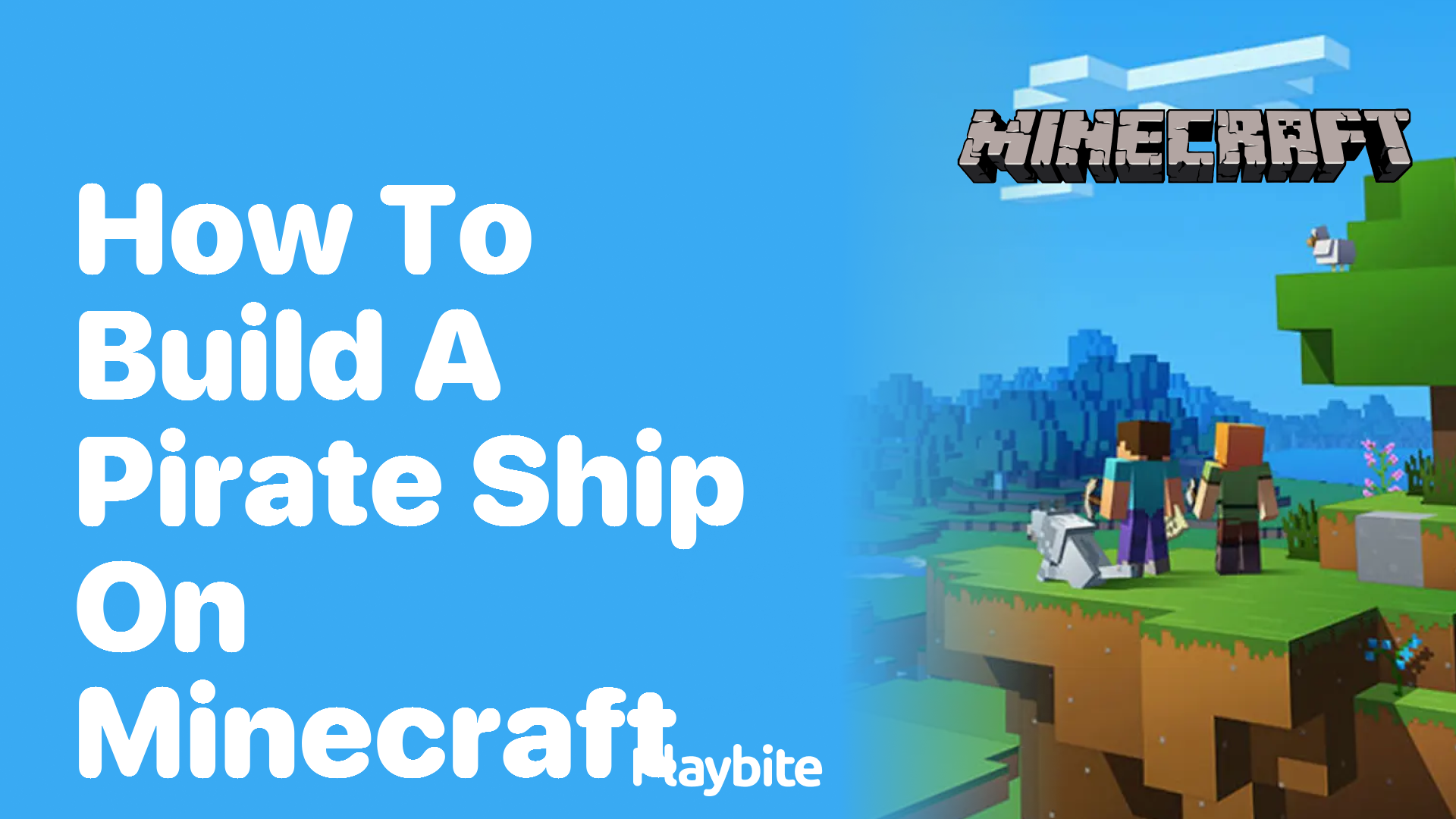 How to Build a Pirate Ship on Minecraft