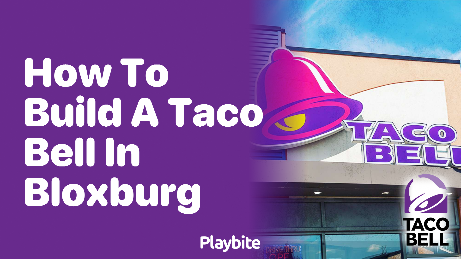 How to Build a Taco Bell in Bloxburg