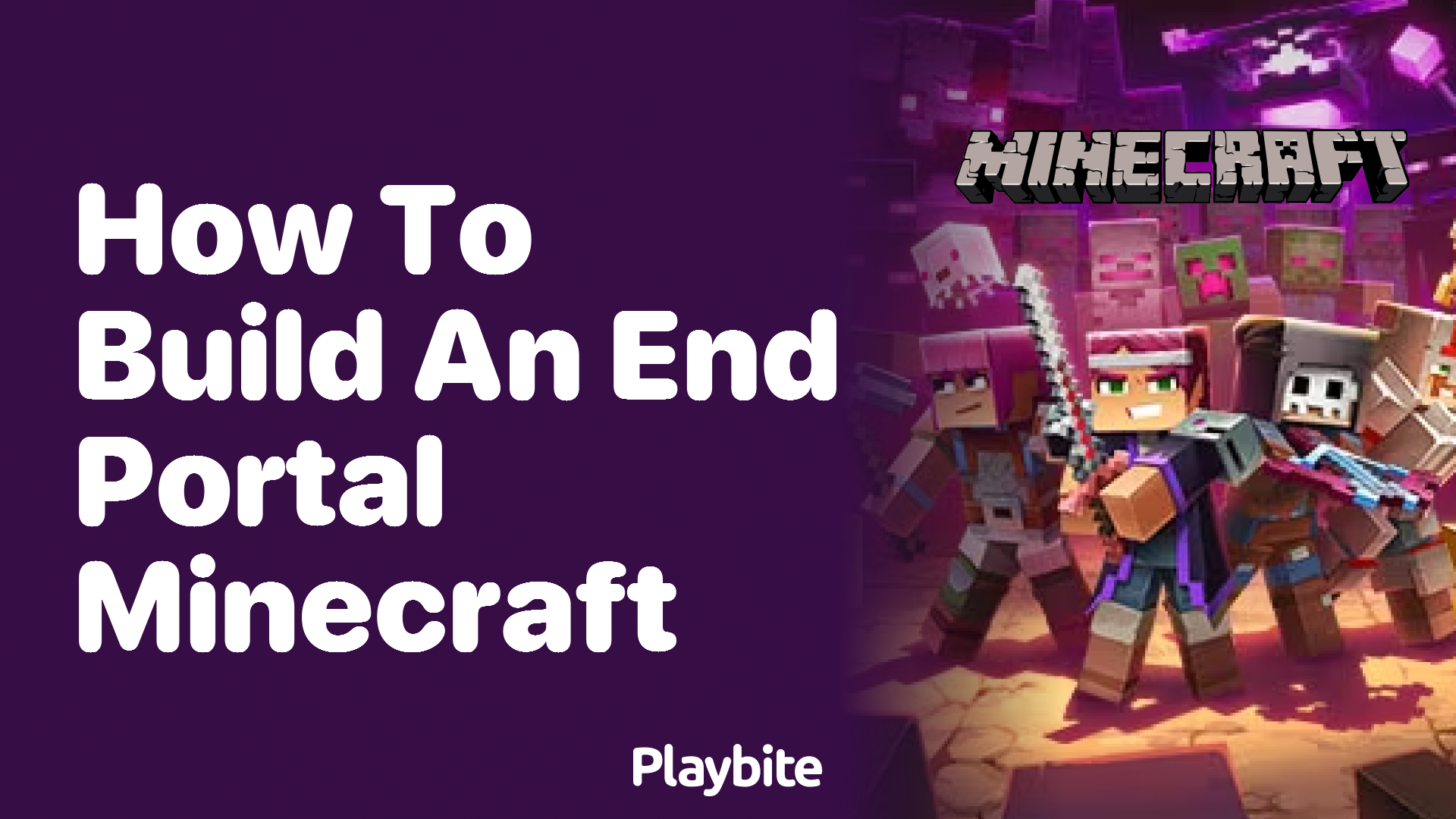 How to Build an End Portal in Minecraft