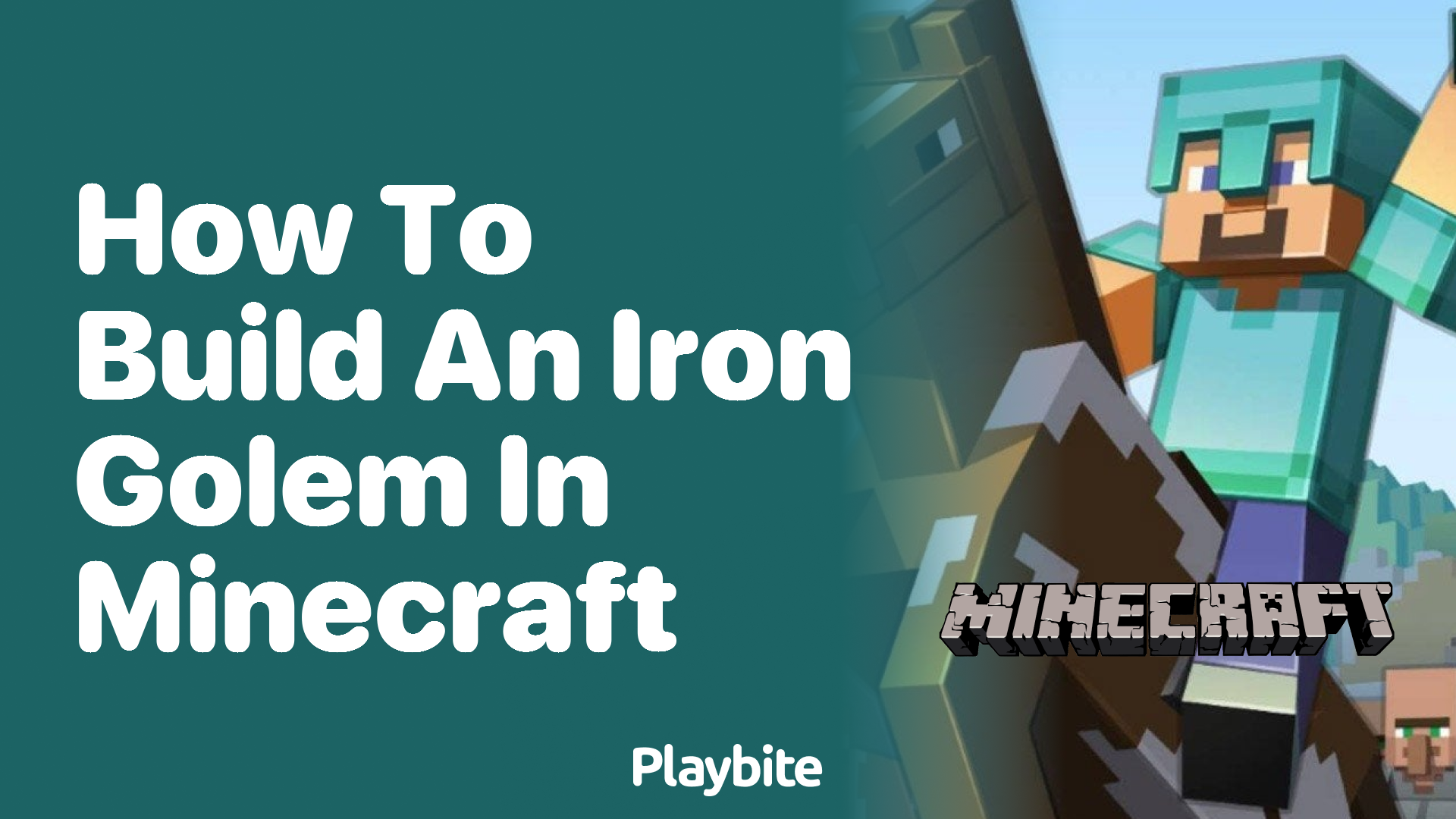 How to Build an Iron Golem in Minecraft