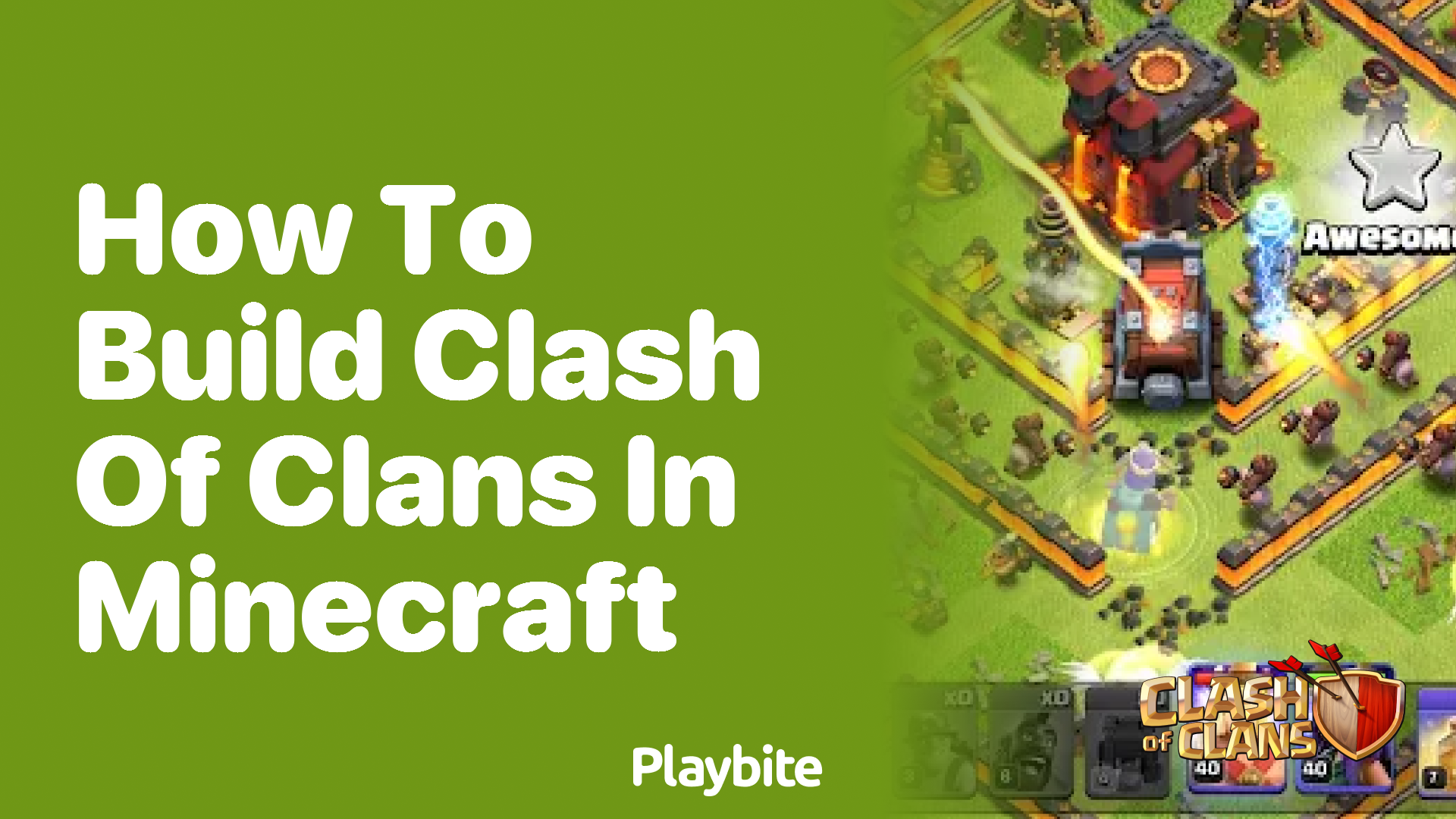How to Build Clash of Clans in Minecraft