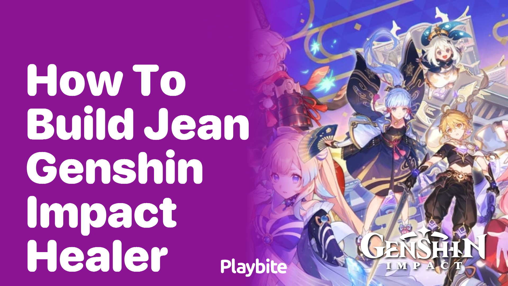 How to Build Jean as a Healer in Genshin Impact